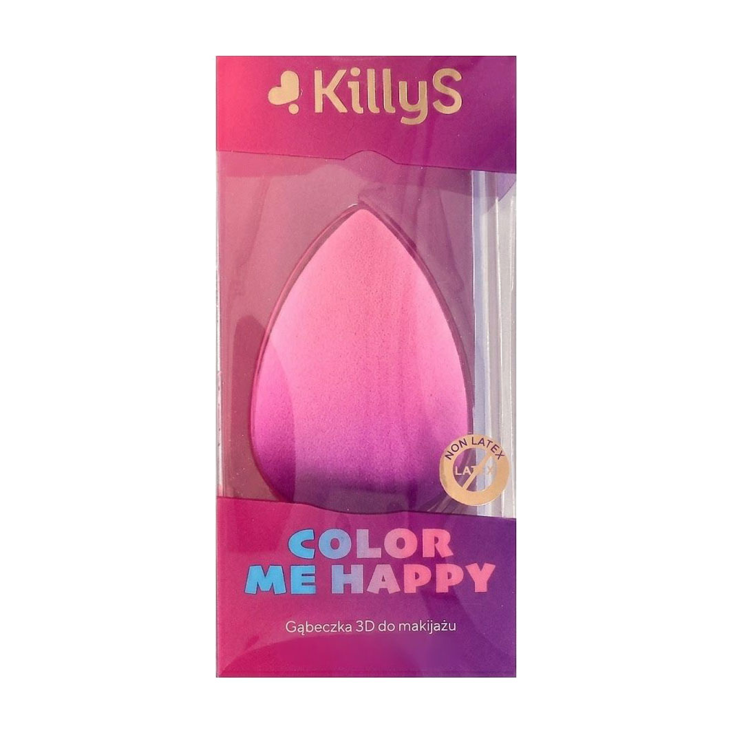 Спонж для макіяжу KillyS 3D Makeup Sponge Color Me Happy рожевий, 1 шт (500524)