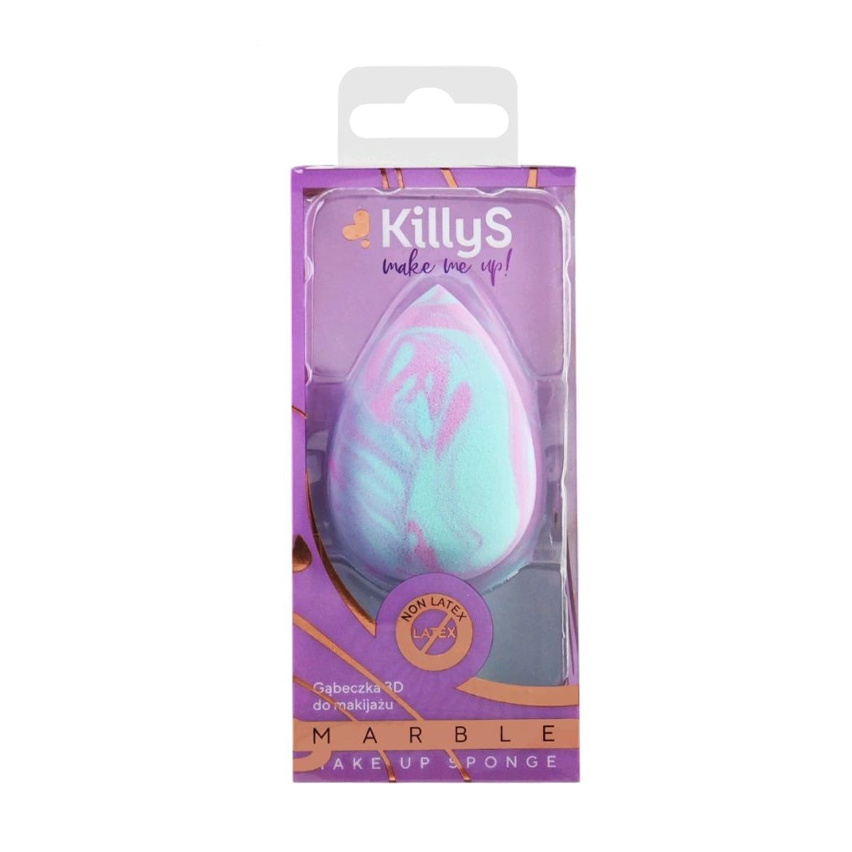 Спонж для макіяжу KillyS Make Me Up! Marble, 1 шт (500430)