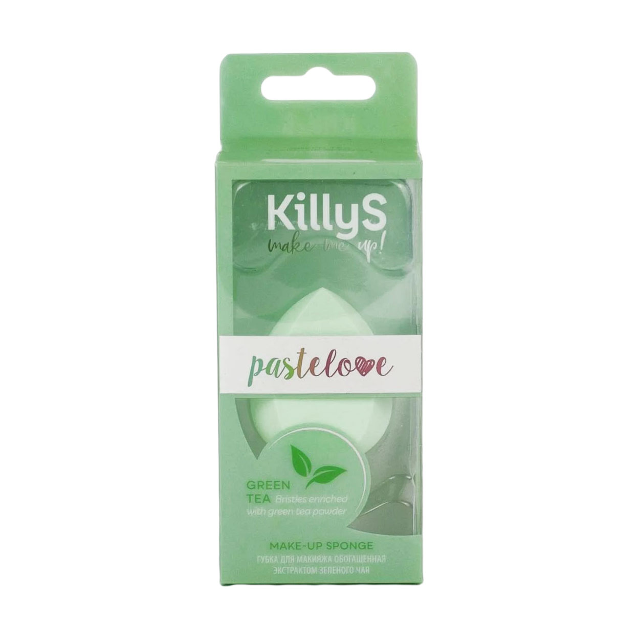 Спонж для макіяжу KillyS My Make Up! PasteLOVE Green Tea, 1 шт (500044)