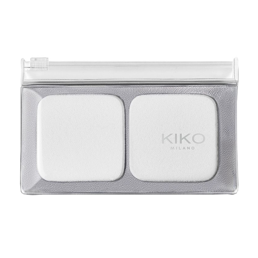 Спонж для рідкої, кремової та спресованої тональної основи Kiko Milano Rectangular Foundation Sponge, 2 шт