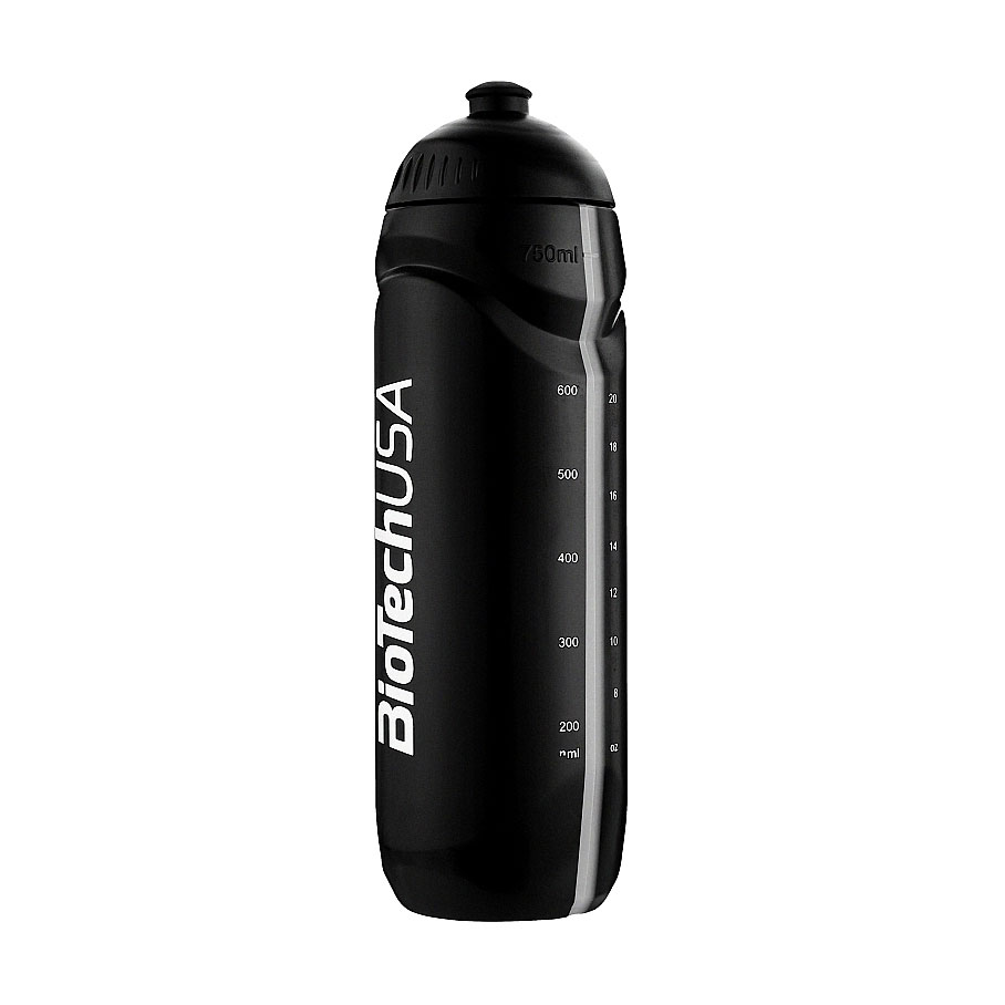Спортивна пляшка BioTechUSA Sport Bottle Чорна, 750 мл