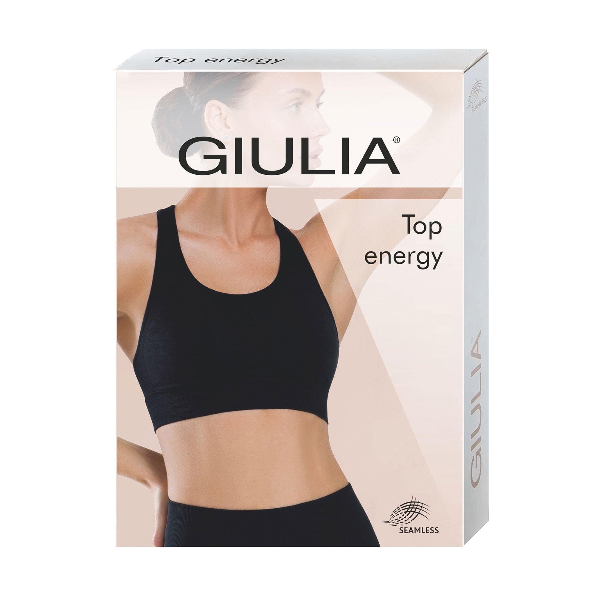 Спортивний топ жіночий Giulia Top Energy 02, Chocolate, розмір L/XL