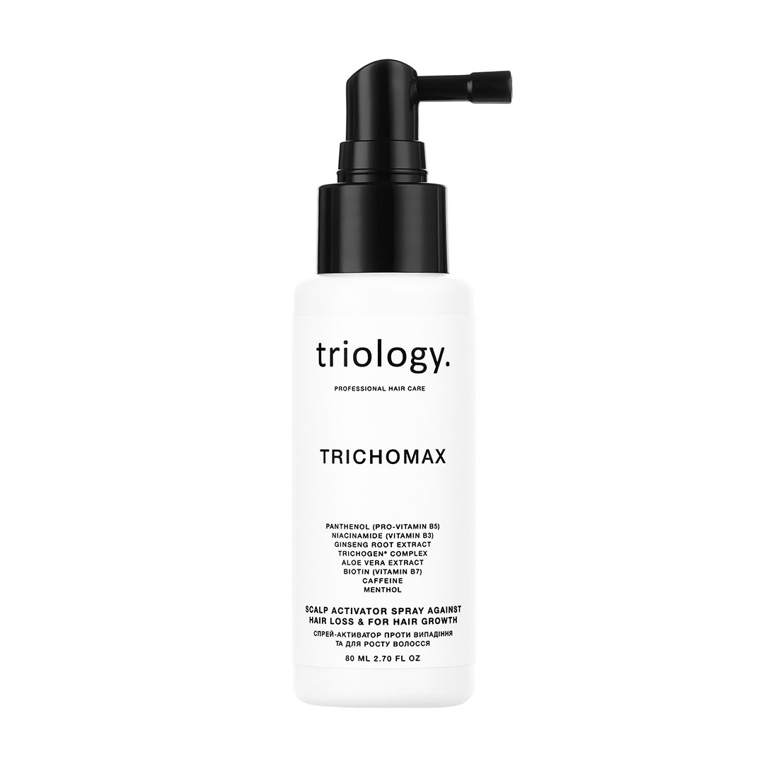 Спрей-активатор triology. Trichomax для відновлення природного росту волосся, схильного до випадіння, 80 мл
