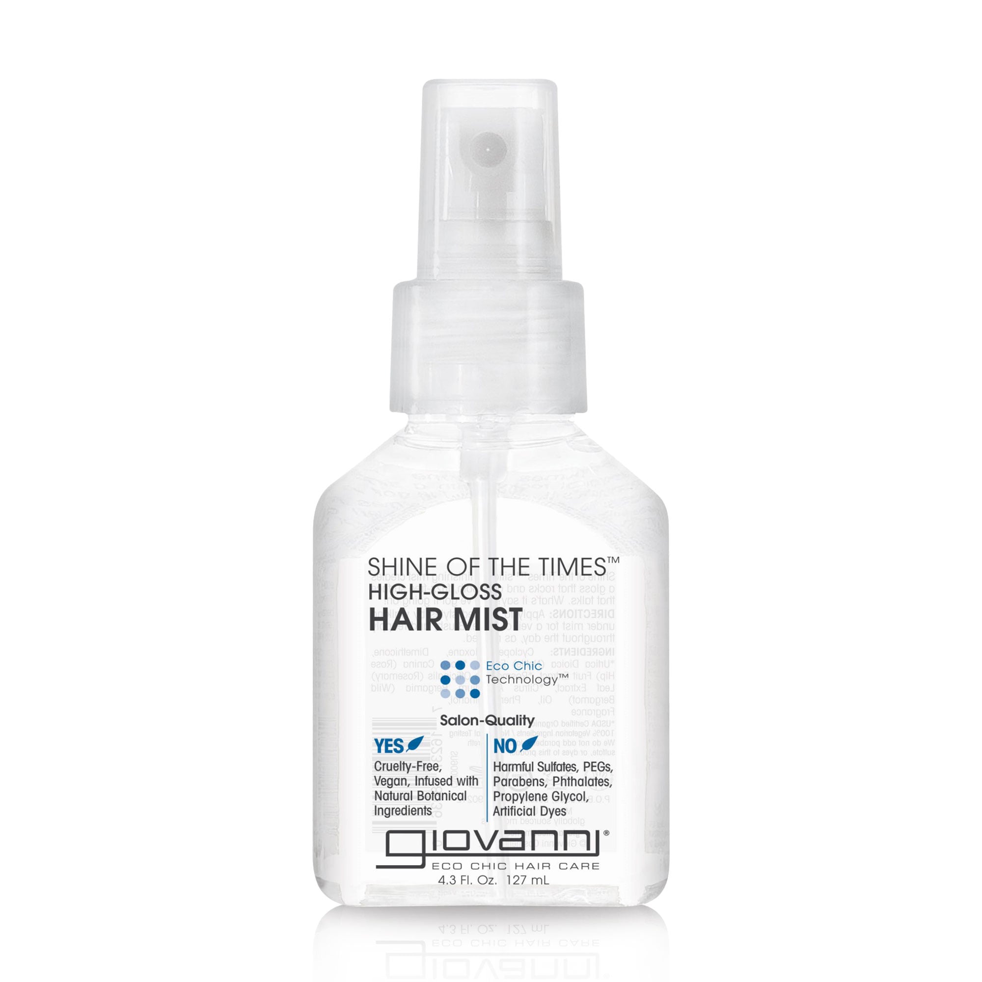 Спрей-блиск для волосся Giovanni Eco Chic Technology Shine of the Times High-Gloss Hair Mist, 127 мл