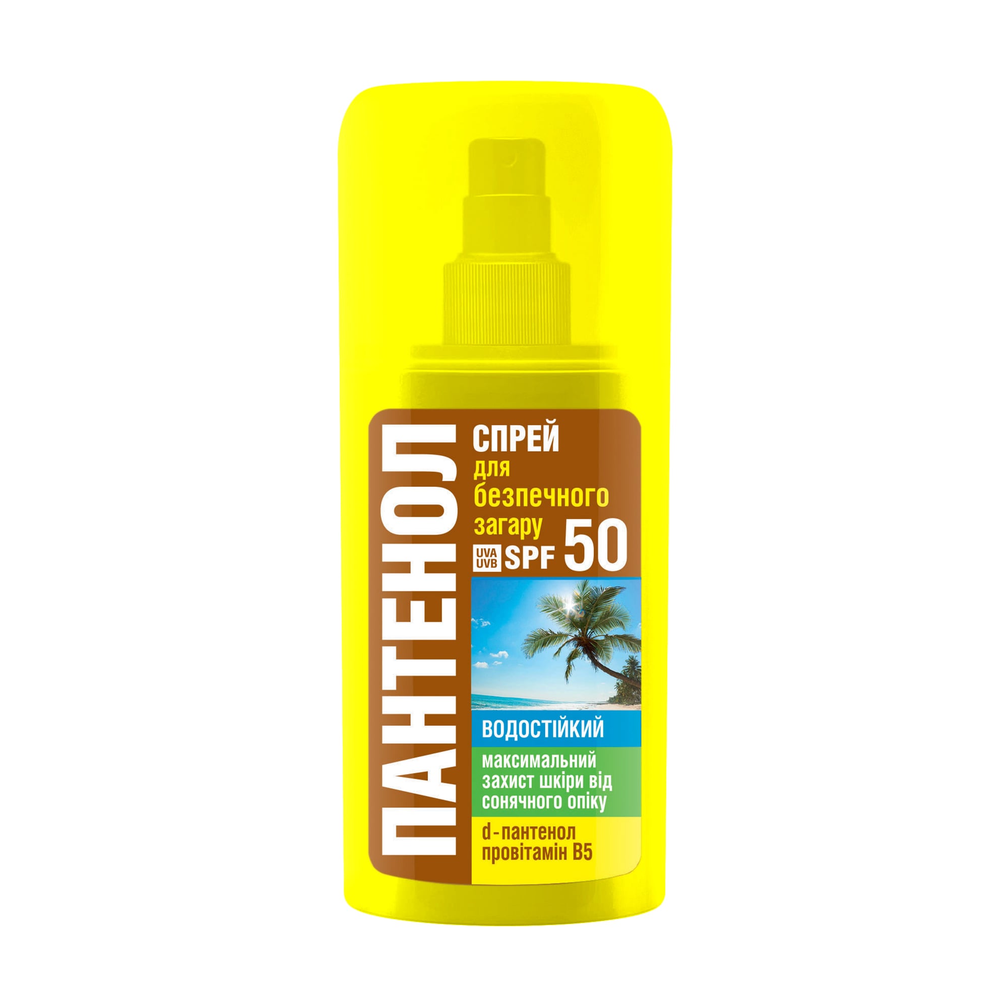 Спрей для безпечної засмаги Біокон Пантенол SPF 50, 95 мл