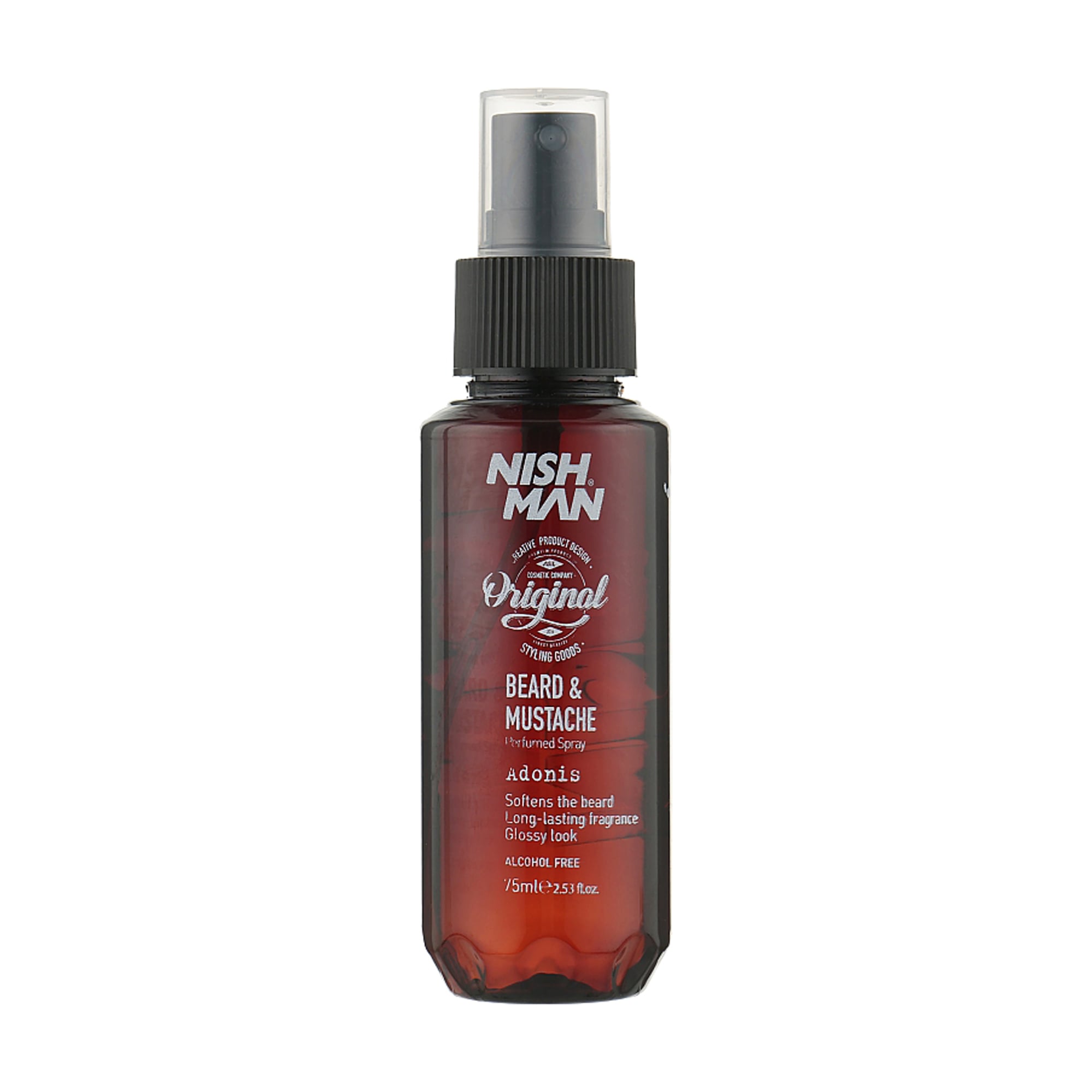 Спрей для догляду за бородою та вусами Nishman Beard &amp; Mustache Adonis Perfumed Spray, 75 мл