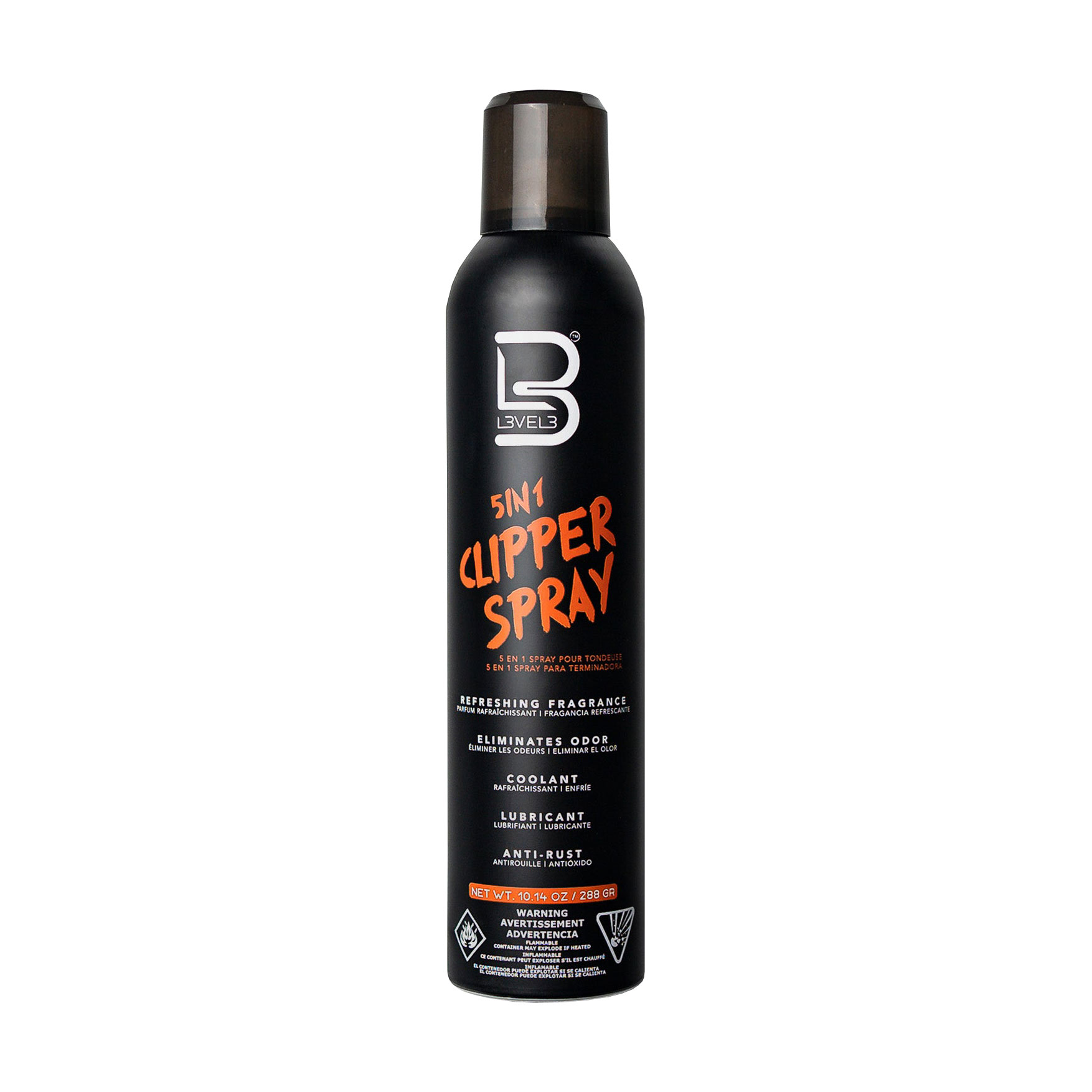 Спрей для машинки Level3 5-in-1 Clipper Spray для підстригання волосся 5 в 1, 288 г