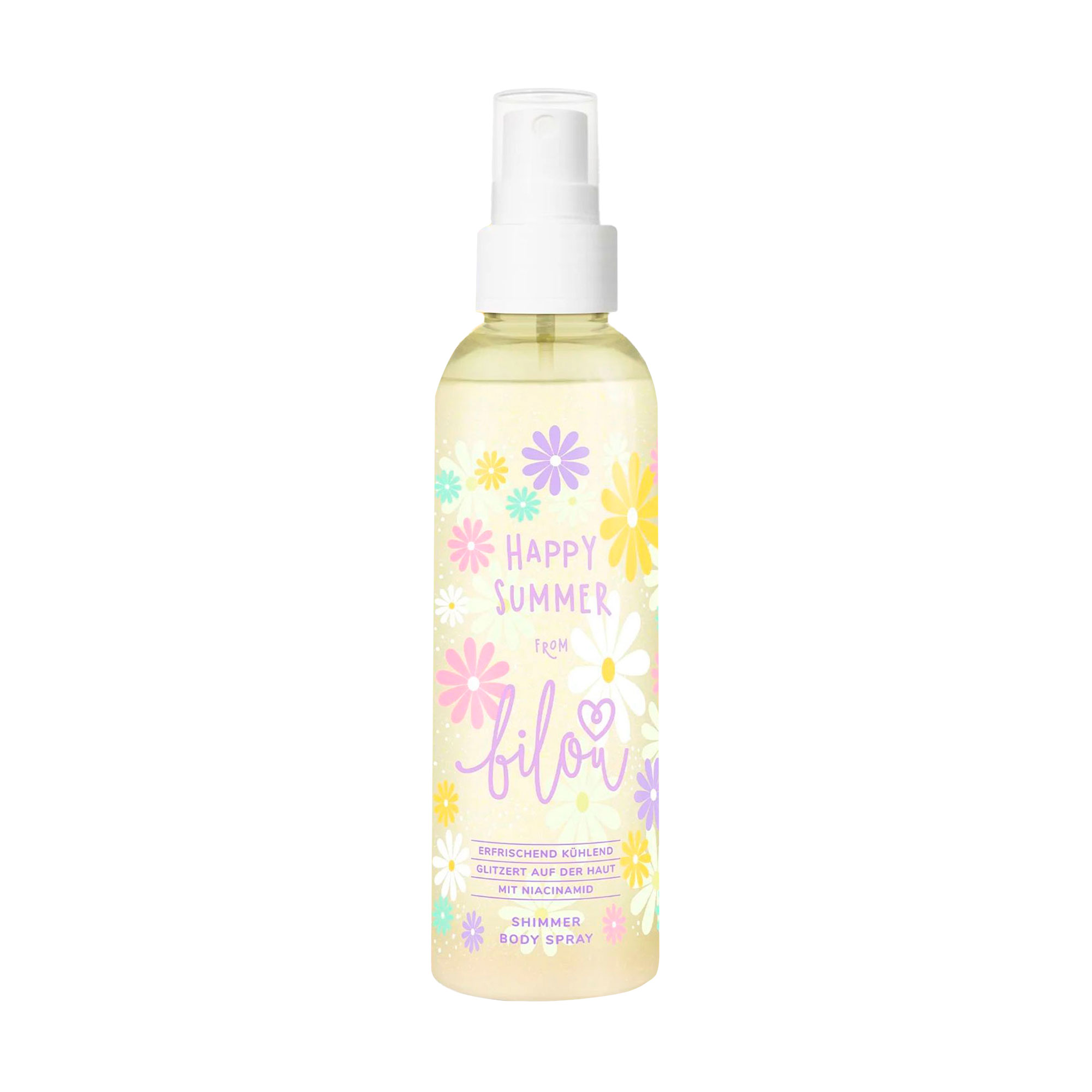 Спрей для тіла Bilou Happy Summer Shimmer Body Spray з шимером, 200 мл