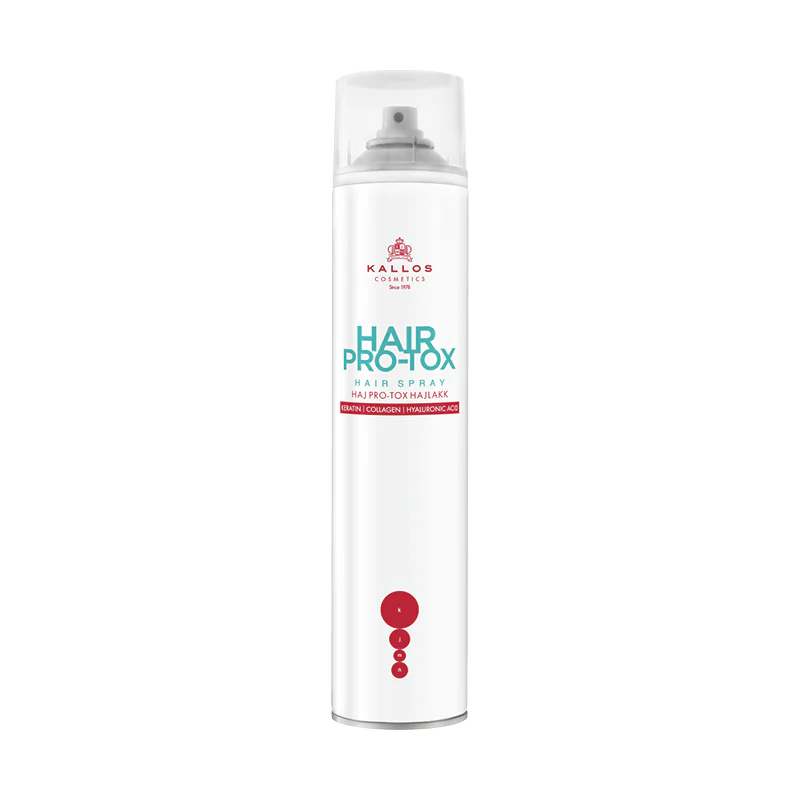 Спрей для укладання волосся Kallos Cosmetics KJMN Hair Pro-Tox Hair Spray сильна фіксація, 400 мл