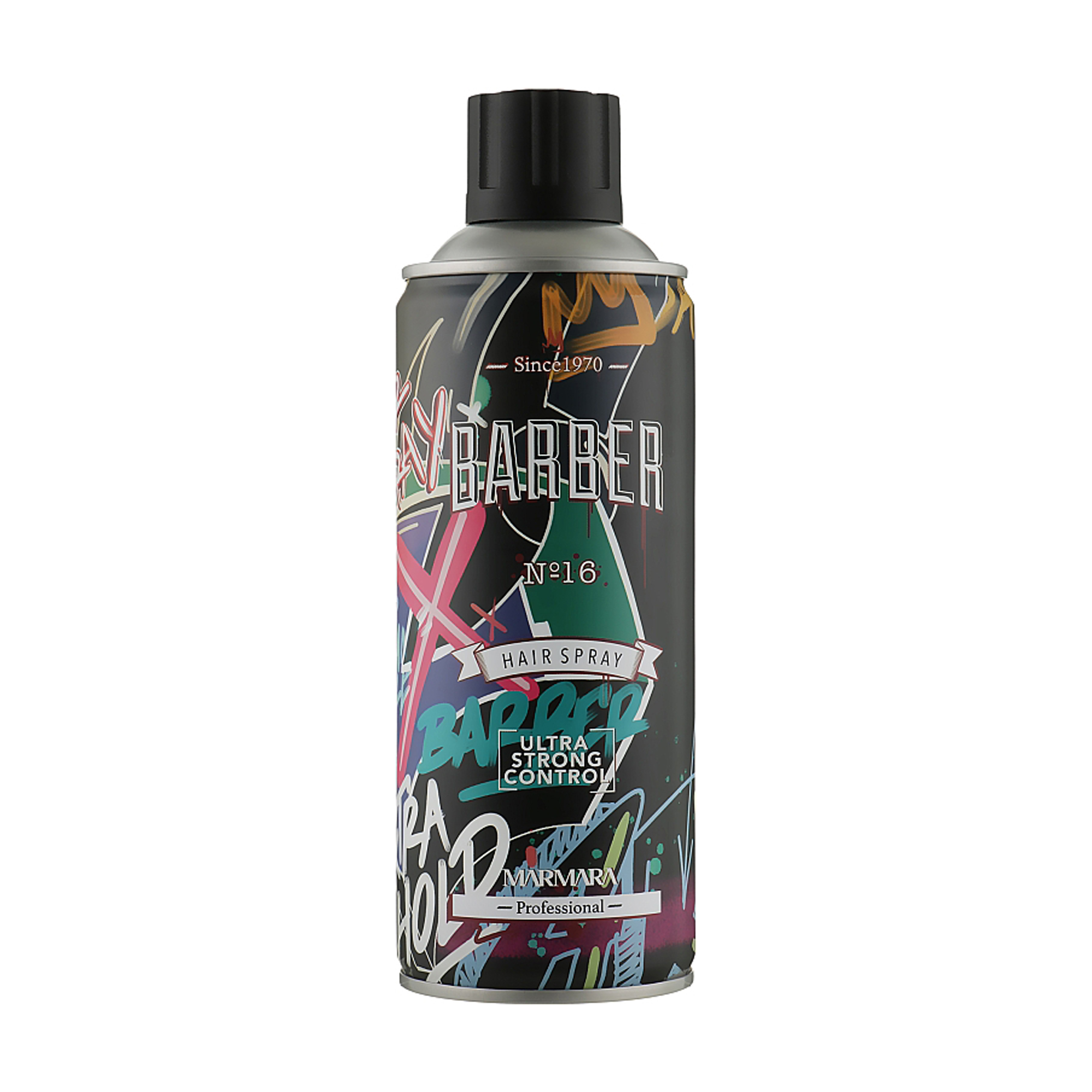 Спрей для укладання волосся Marmara Barber Hair Spray N16 Ultra Strong Control, екстрасильна фiксацiя, 400 мл