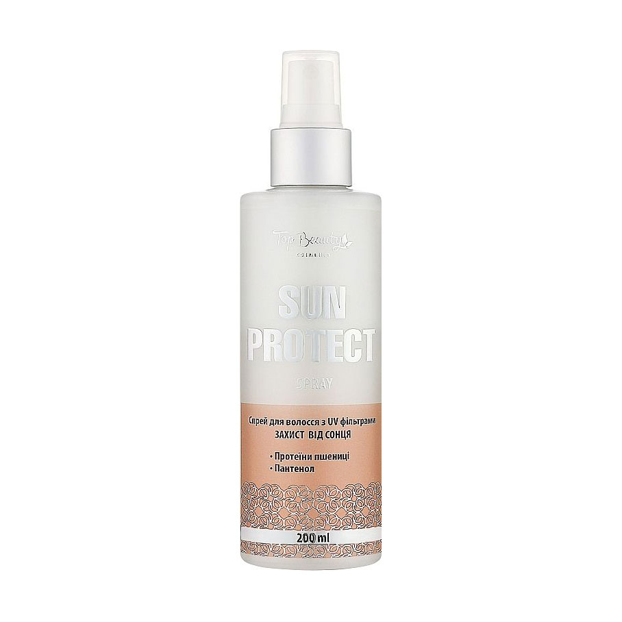 Спрей для волосся Top Beauty Sun Protect Spray Захист від сонця, з UV фільтрами, 200 мл