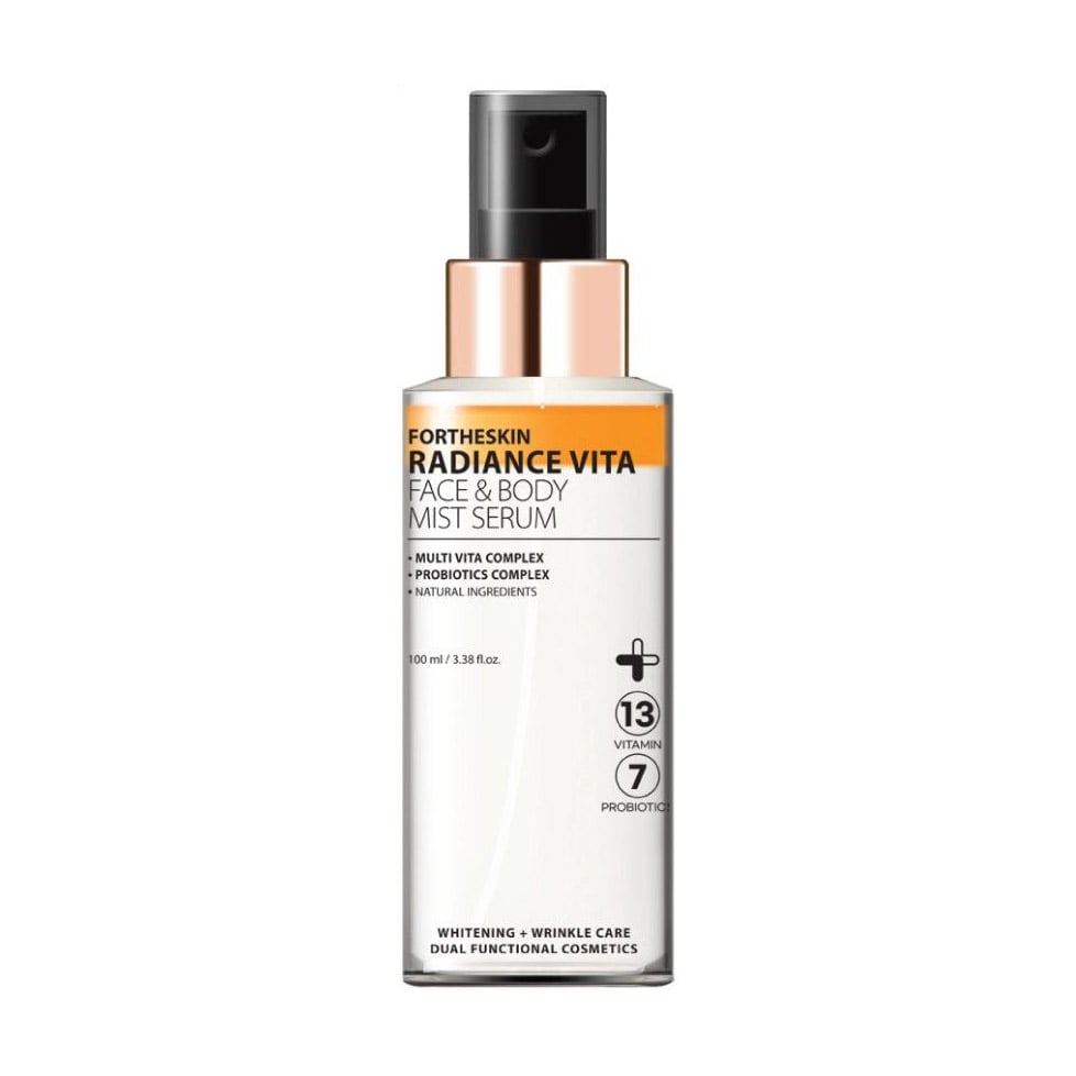 Спрей-сироватка для обличчя та тіла Fortheskin Radiance Vita Face &amp; Body Mist Serum, 110 мл
