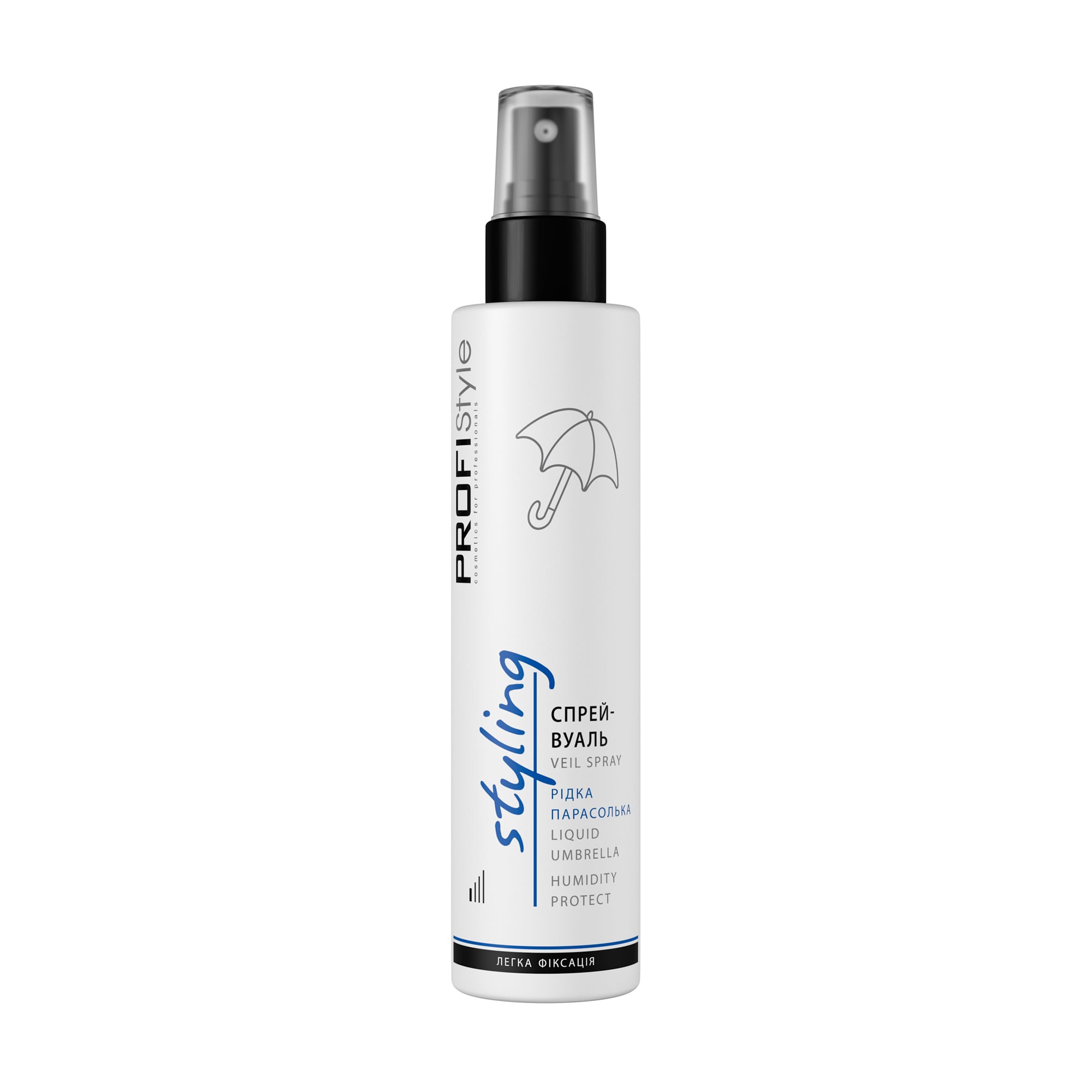 Спрей-вуаль для волосся Profi Style Styling Veil Spray Рідка парасолька, легка фіксація, 150 мл