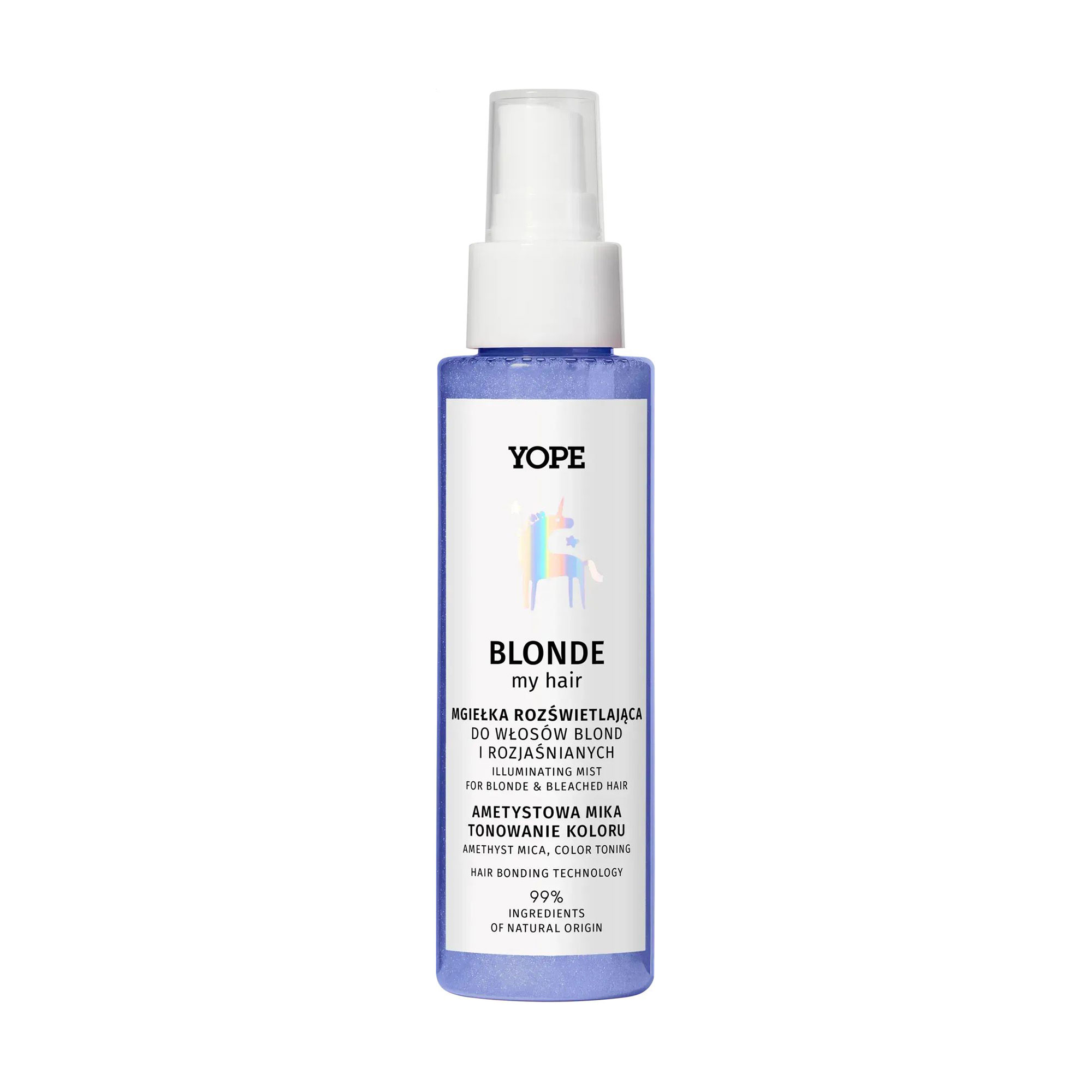 Спрей Yope Blonde My Hair Illuminating Mist Amethyst для світлого та освітленого волосся, 100 мл