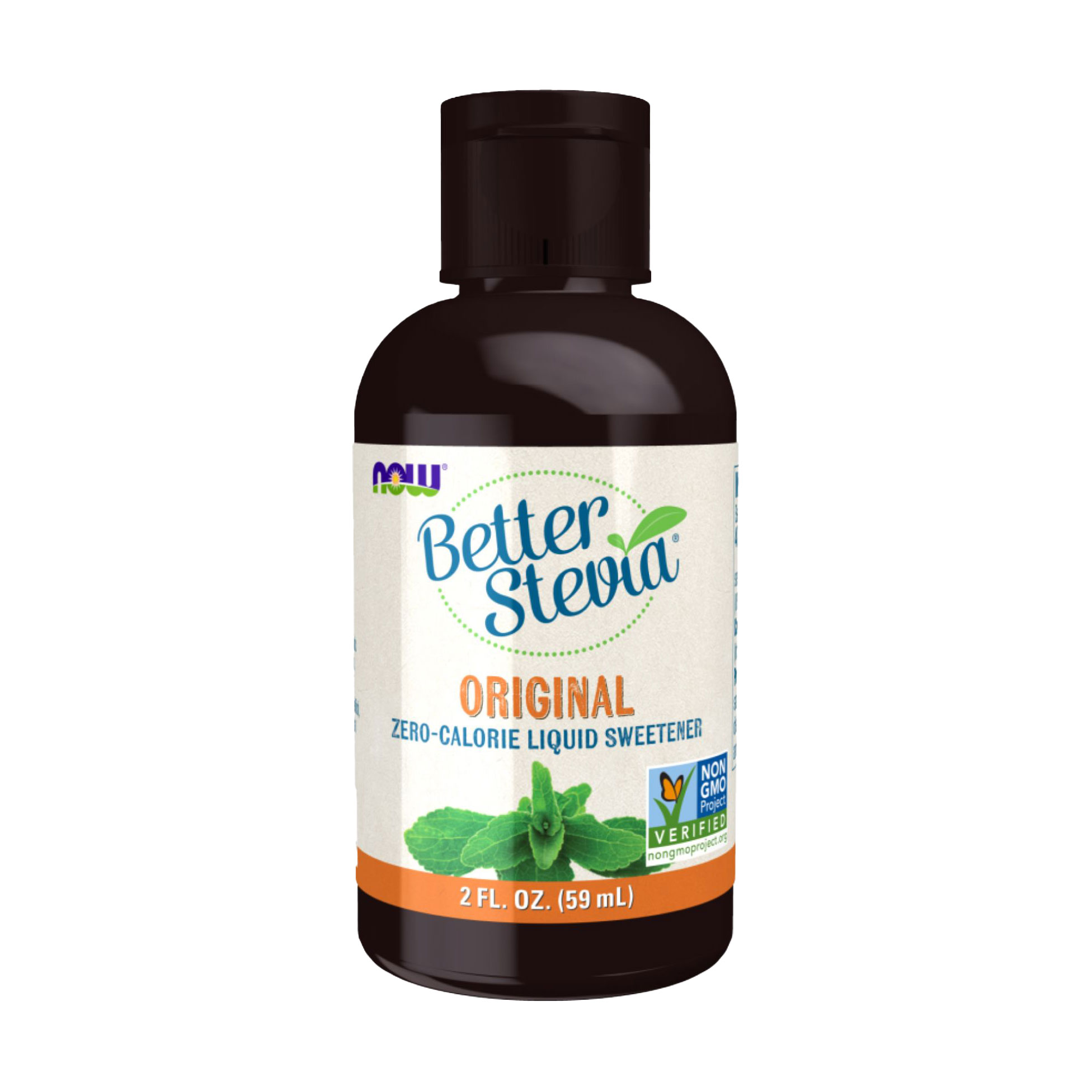 Стевія NOW foods Better Stevia підсолоджувач з нульовою калорійністю, оригінальний смак, в рідині, 59 мл