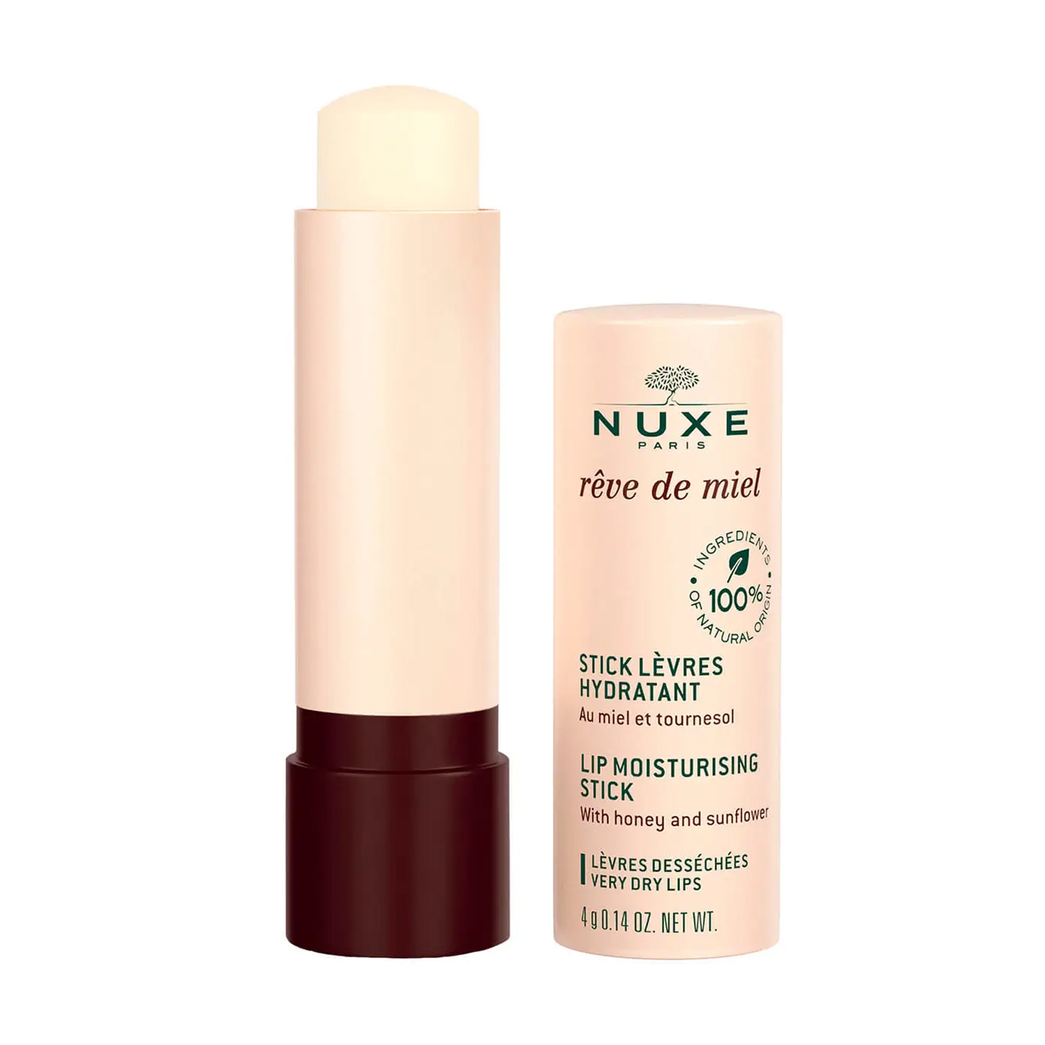Стік для губ Nuxe Reve de Miel Lip Moisturizing Stick, 4 г