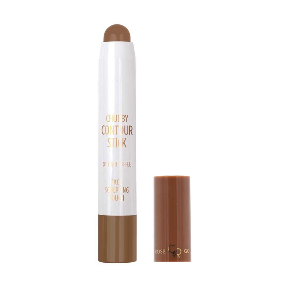 Стік для контурингу обличчя Golden Rose Chubby Contour Stick 01 Light Coffee, 3.8 г