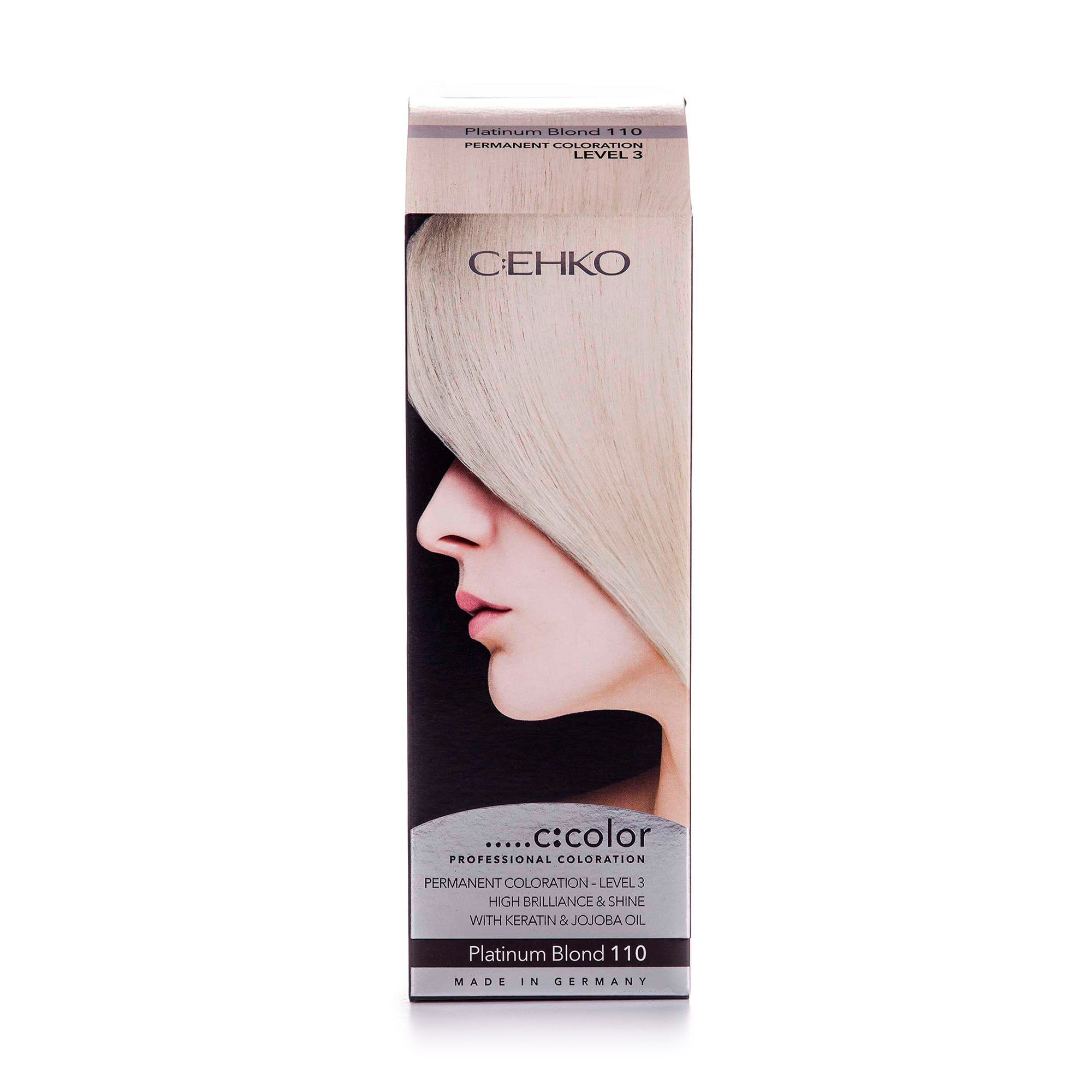 Стійка крем-фарба для волосся C:ЕНКО C:COLOR Professional Coloration 110 Платиновий блондин, 110 мл