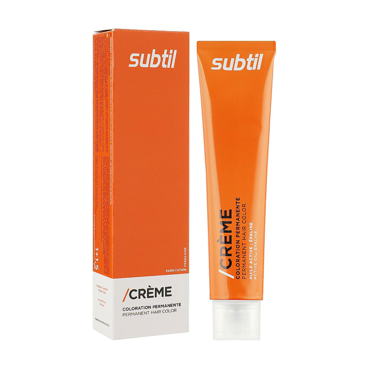 Стійка крем-фарба для волосся Subtil Creme Permanent Hair Color 8-34 Dore Cuivre, 60 мл