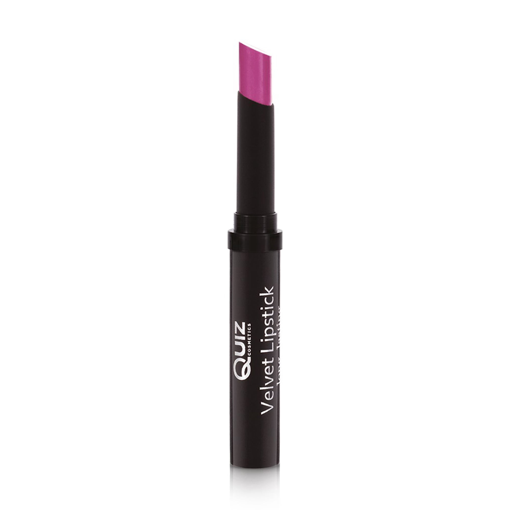 Стійка помада для губ Quiz Cosmetics Velvet Lipstick Long Lasting 107 Royal Raspberry, 3 г