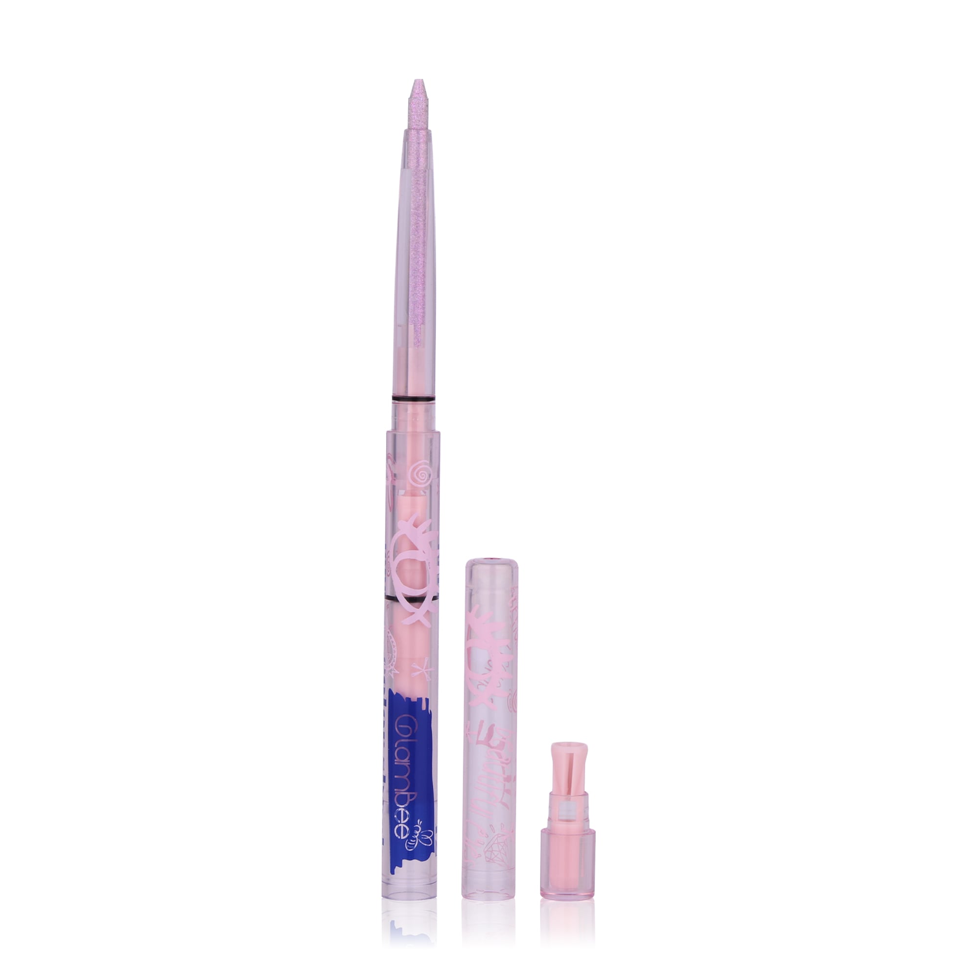 Стійкий гелевий олівець для очей GlamBee Color Shock 12, 0.4 г