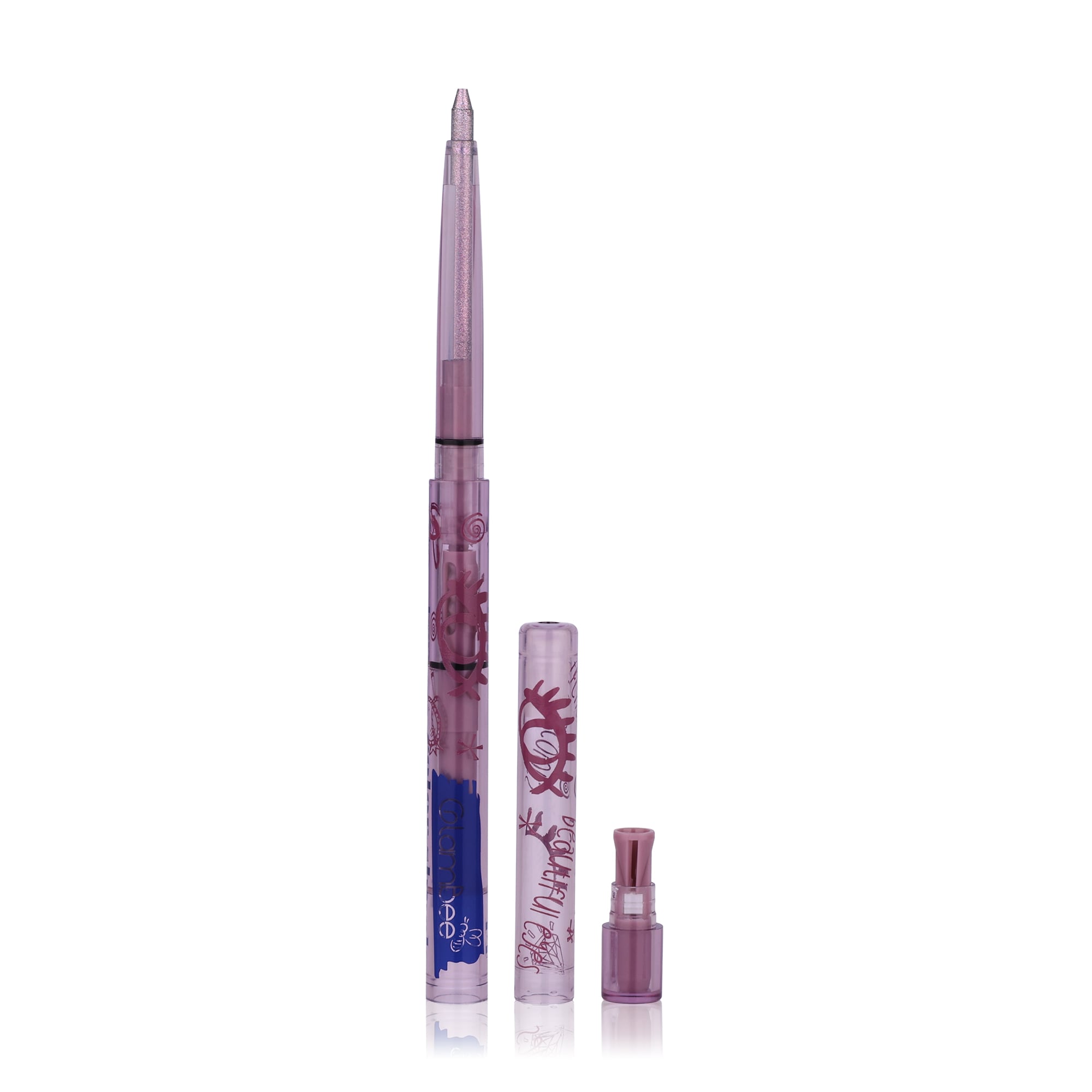 Стійкий гелевий олівець для очей GlamBee Color Shock 14, 0.4 г