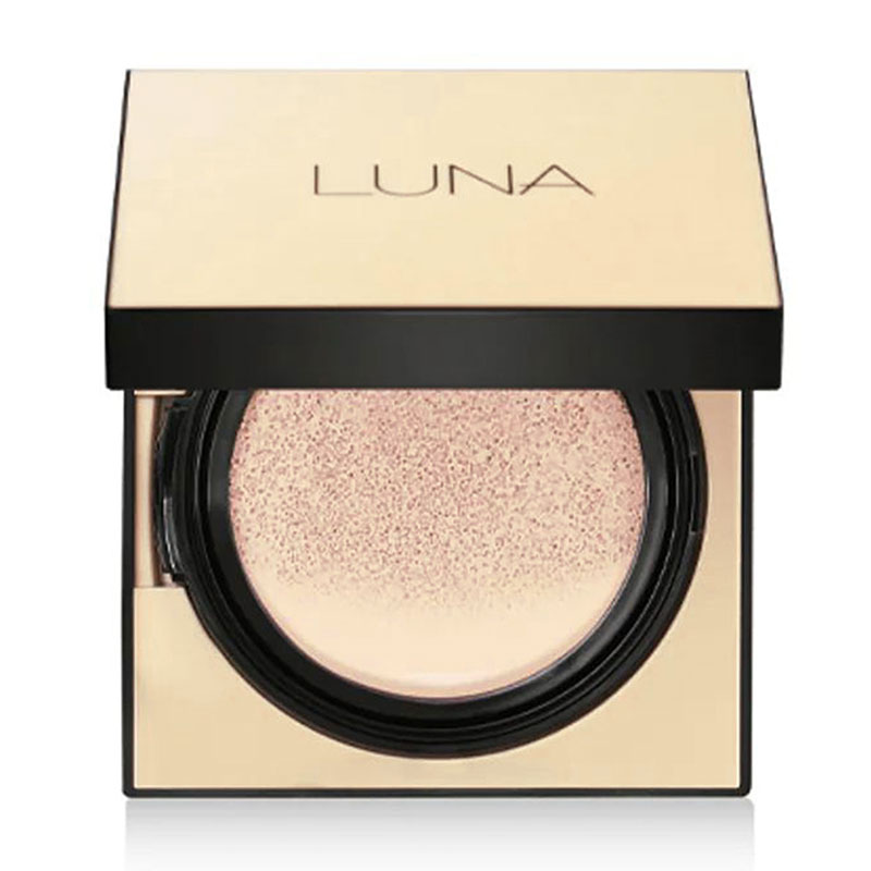 Стійкий тональний кушон для обличчя LUNA Long Lasting Conceal Fixing Cushion SPF 50+/PA++++, 21W Warm Beige, 2*12 г