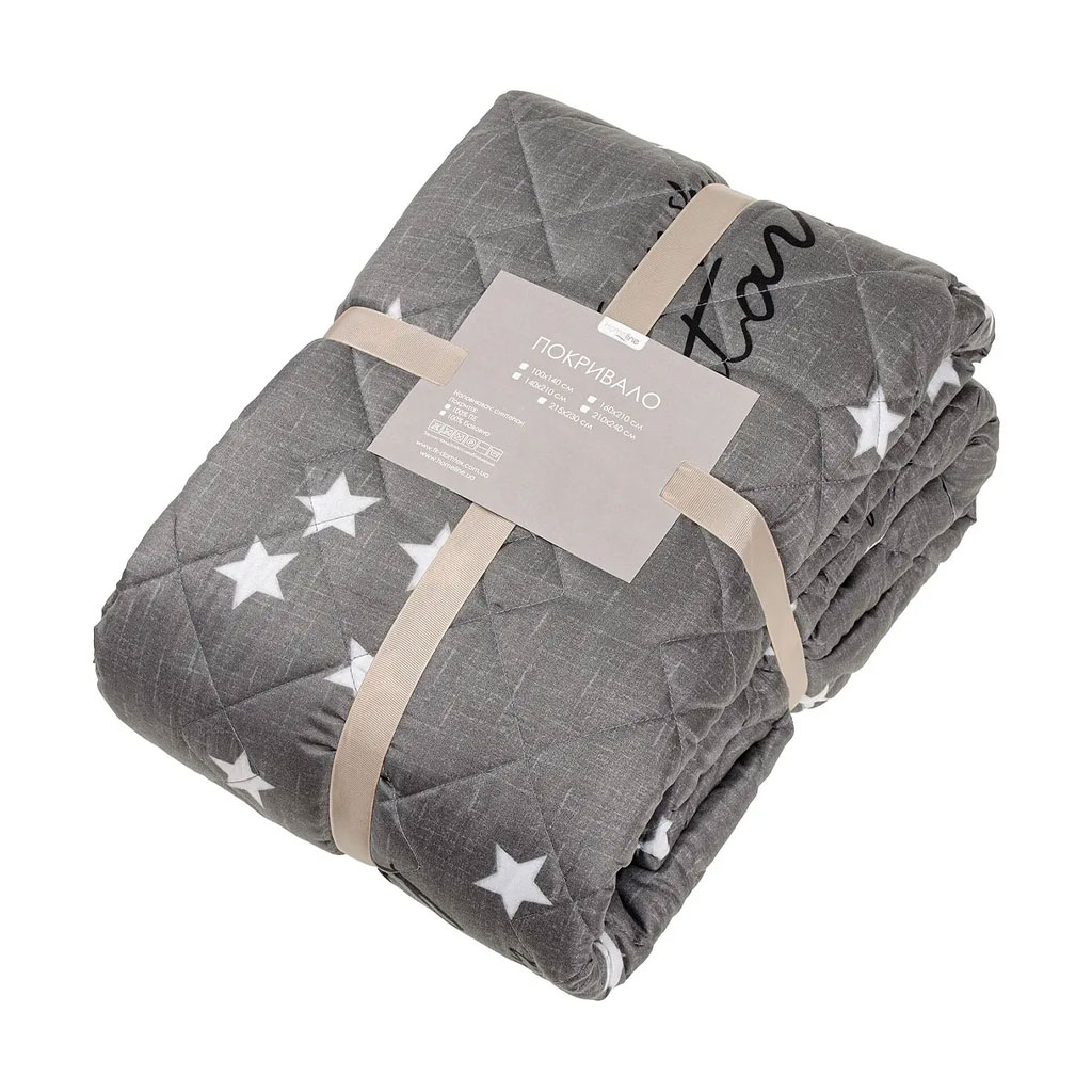 Стьобане покривало Home Line Двостороннє, малюнок 024, 210*240 см (175895)