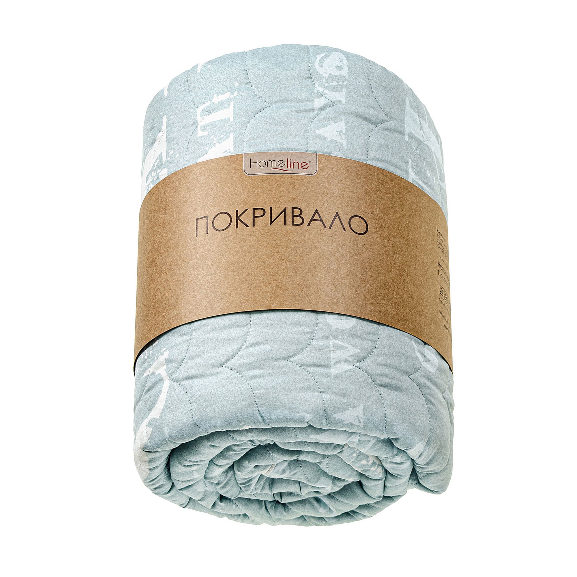 Стьобане покривало Home Line ментолове, 160*210 см (183985)