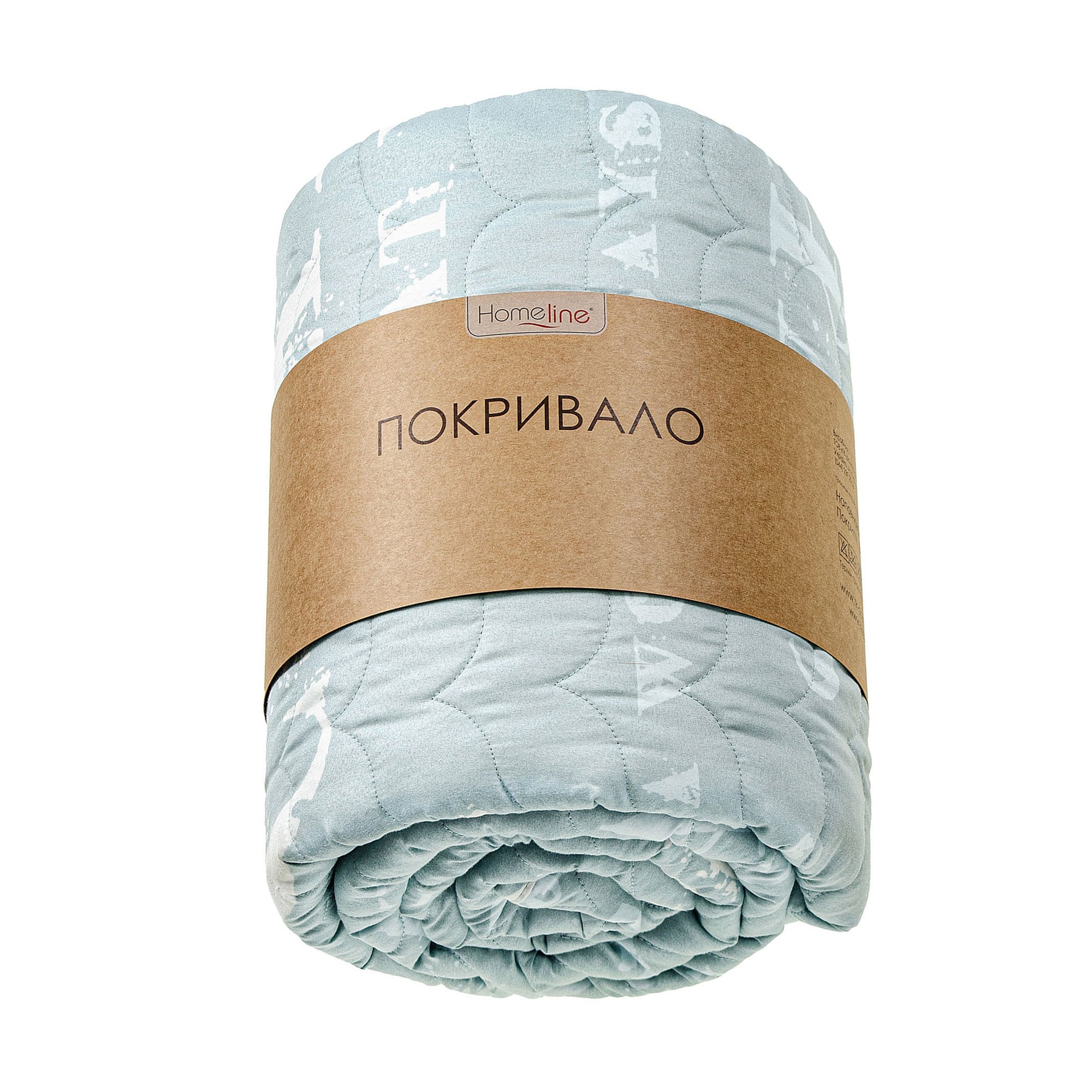 Стьобане покривало Home Line ментолове, 210*240 см (183986)