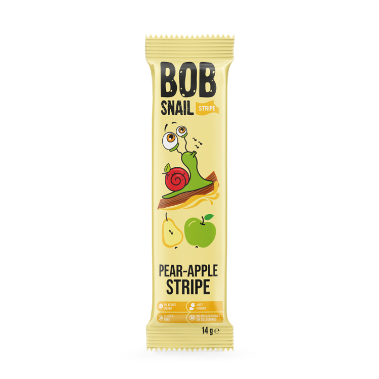 Страйпси Bob Snail Яблуко-груша, 14 г