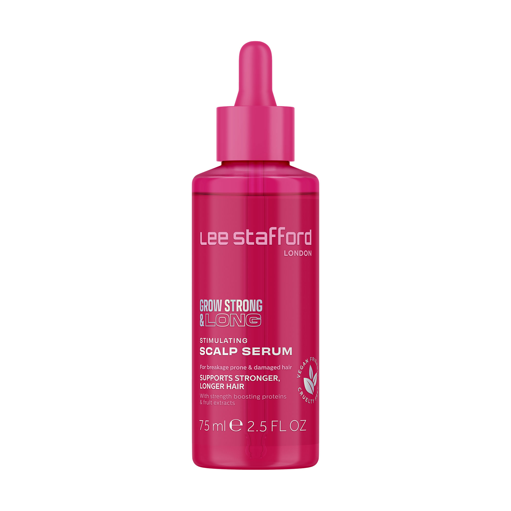 Стимулювальна сироватка для шкіри голови Lee Stafford Grow Strong &amp; Long Stimulating Scalp Serum, 75 мл