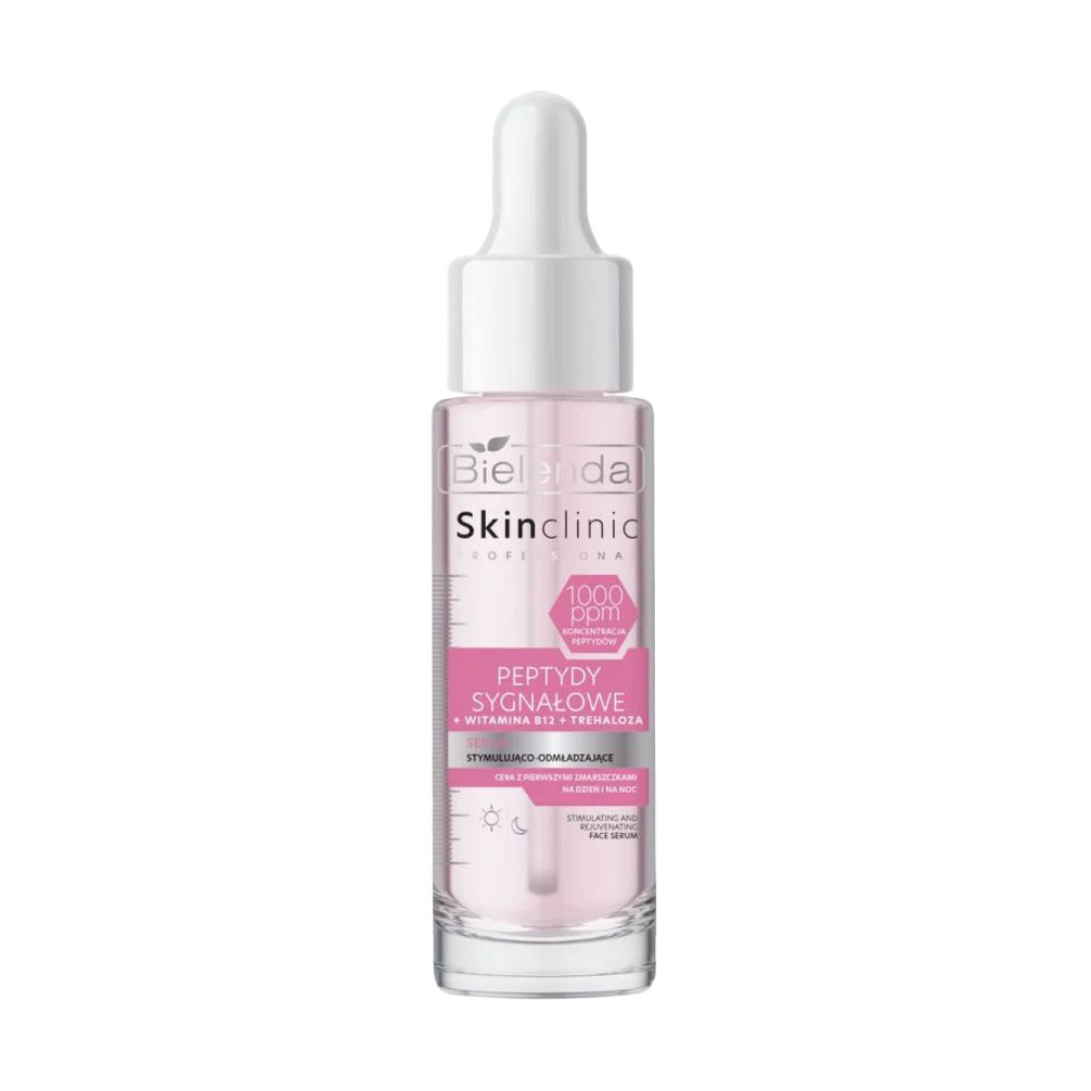 Стимулювальна та омолоджувальна сироватка для обличчя Bielenda Skin Clinic Professional Signal Peptides Serum, 30 мл
