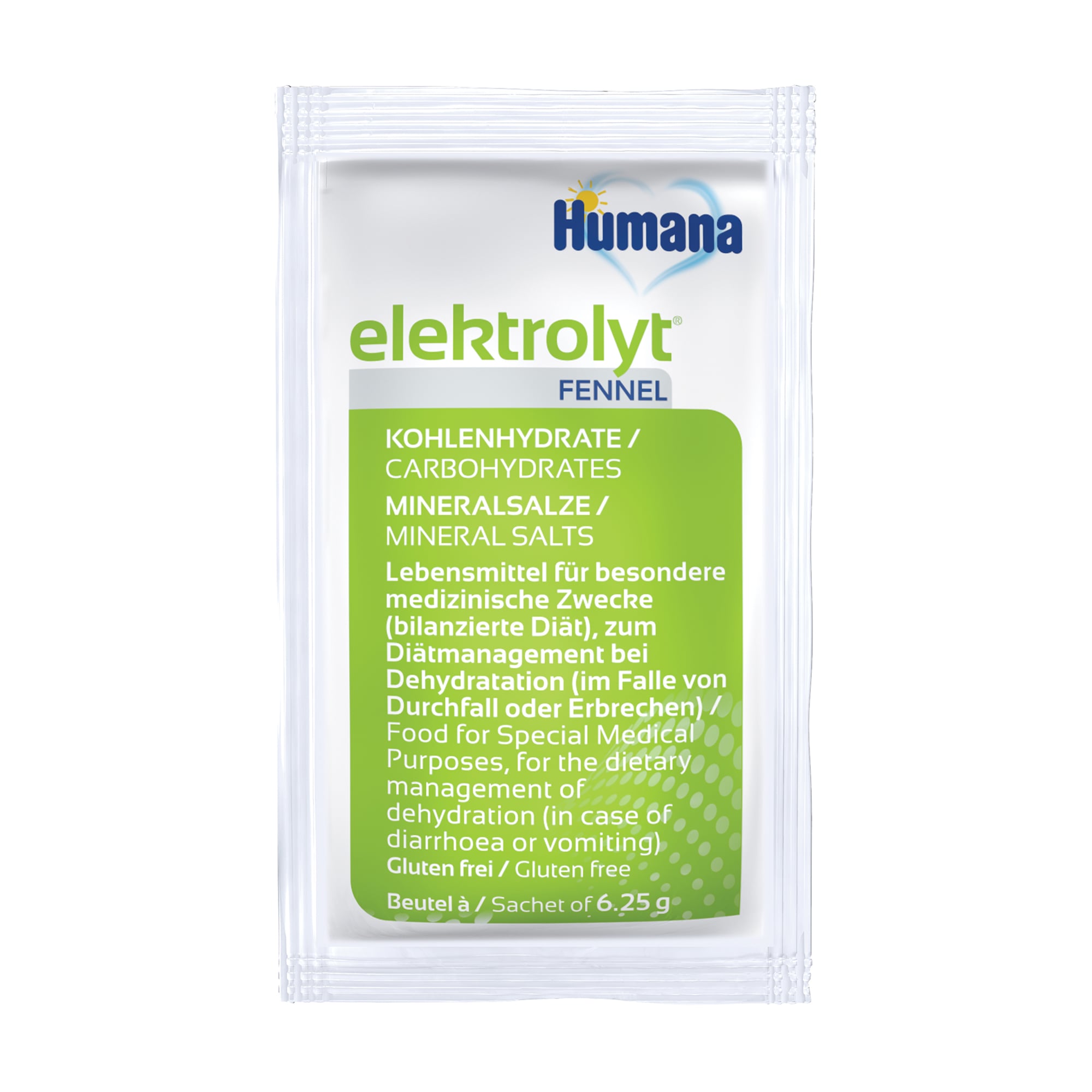 Суха суміш Humana Електроліт з фенхелем, 6.25 г