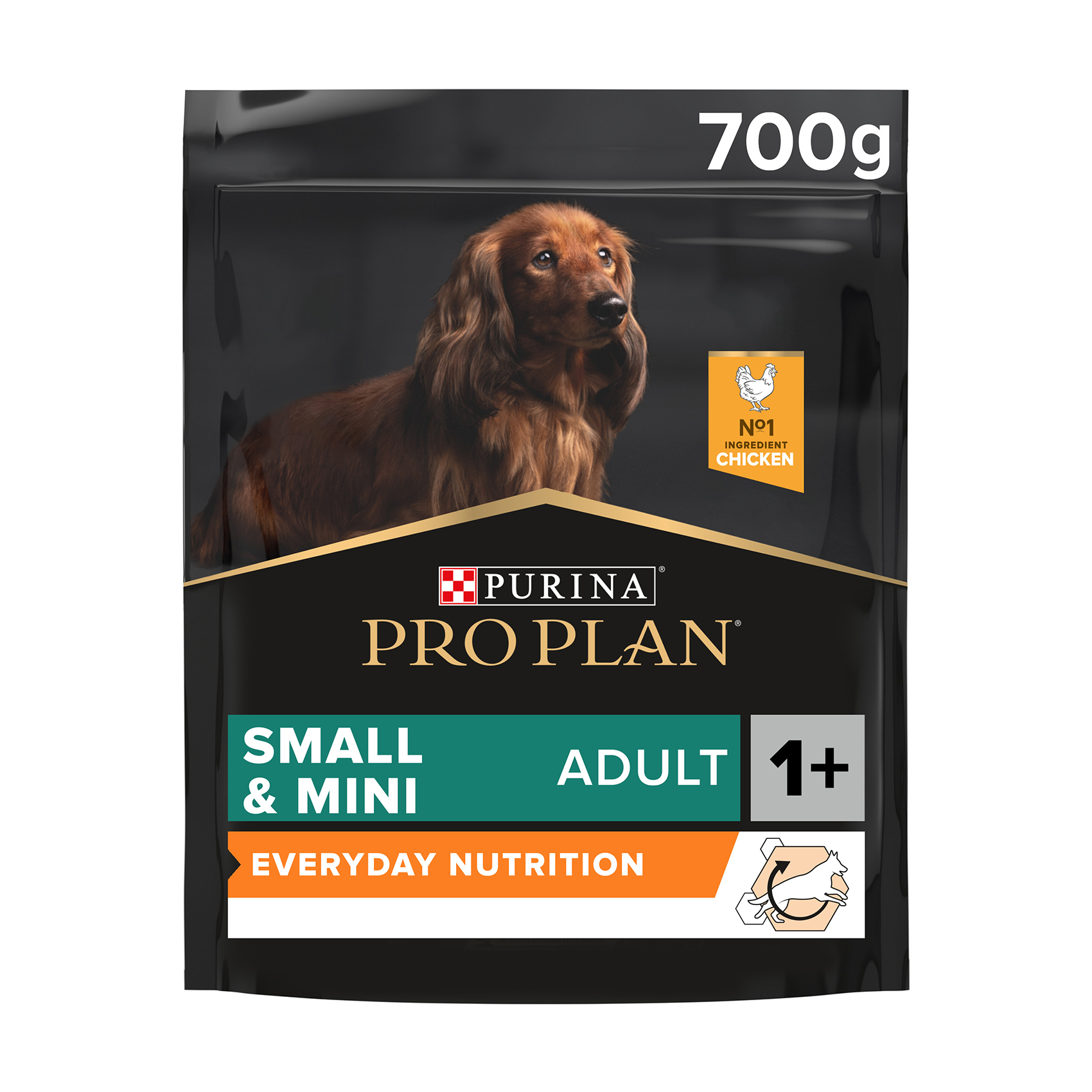 Сухий корм для дорослих собак дрібних порід Pro Plan Small &amp; Mini Adult 1+ Everyday Nutrion з куркою, 700 г