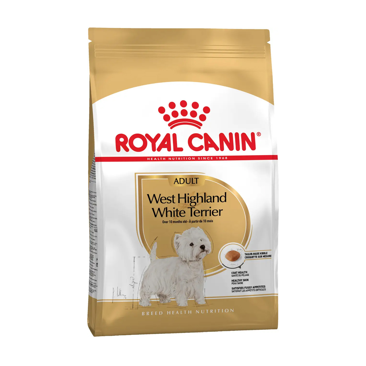Сухий корм для дорослих собак Royal Canin West Highland White Terrier Adult, 3 кг (3981030)