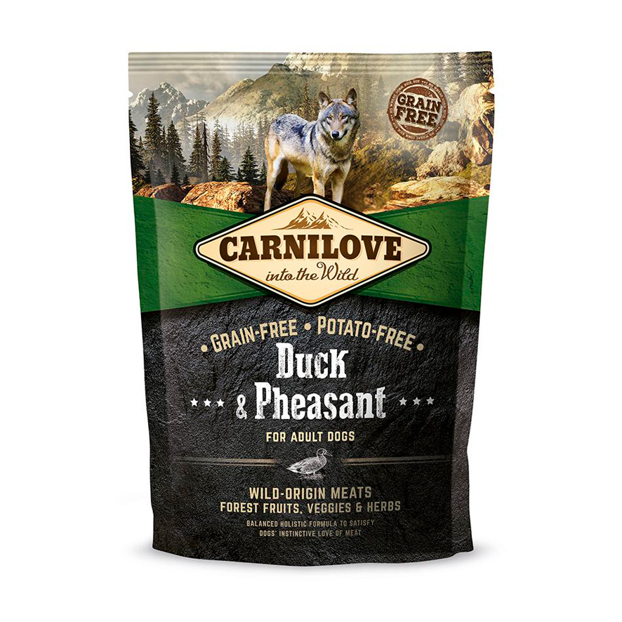 Сухий корм для дорослих собак всіх порід Carnilove Duck &amp; Pheasant з качкою та фазаном, 1.5 кг