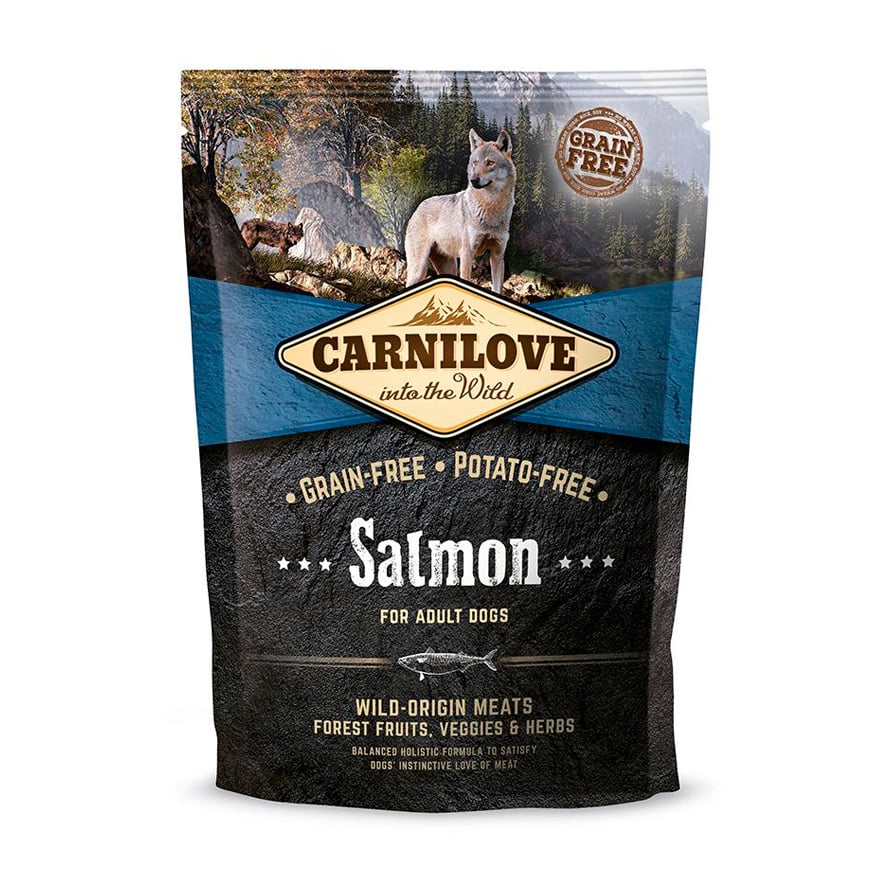 Сухий корм для дорослих собак всіх порід Carnilove Salmon з лососем, 1.5 кг