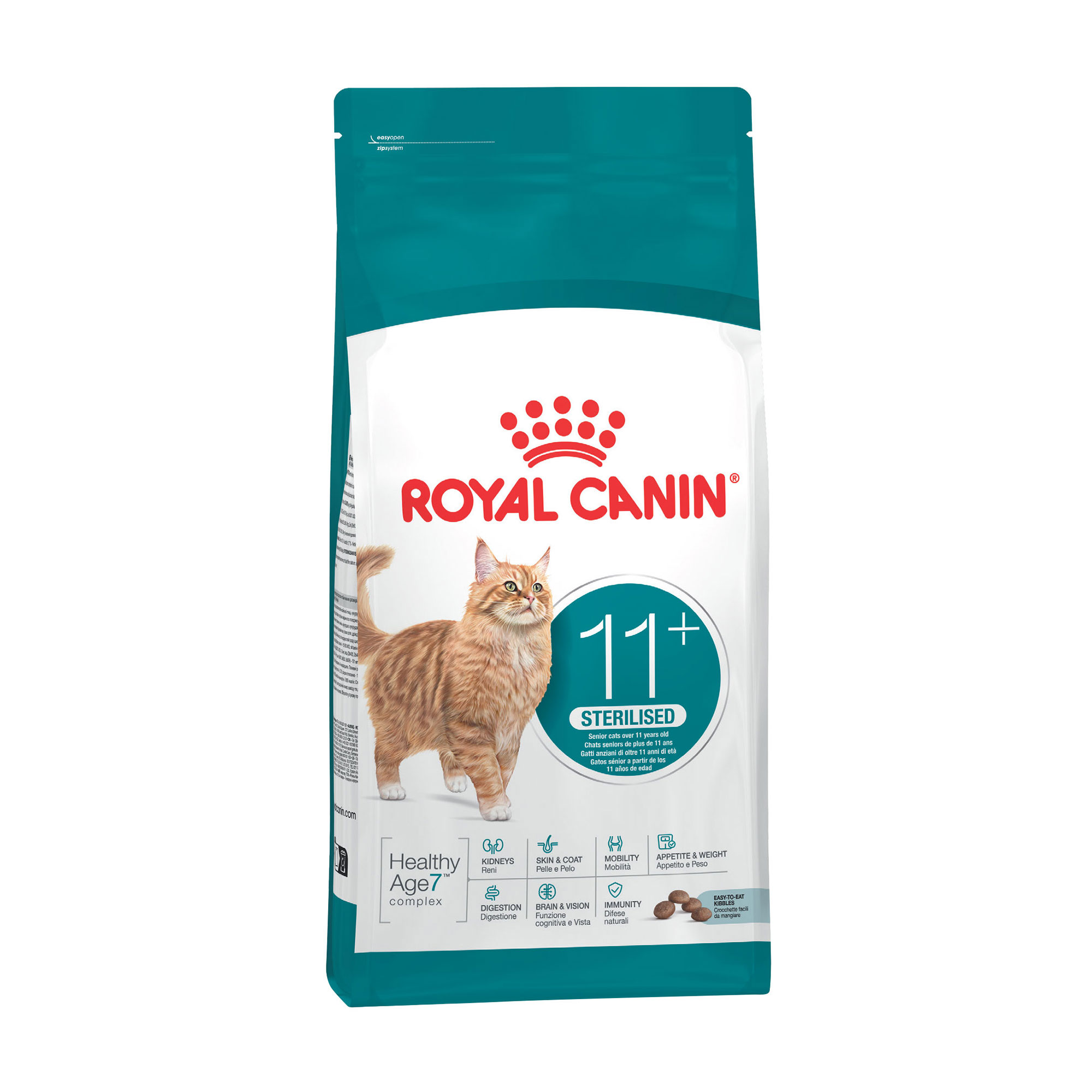 Сухий корм для дорослих стерилізованих котів від 11 років Royal Canin Sterilised 11+, 4 кг
