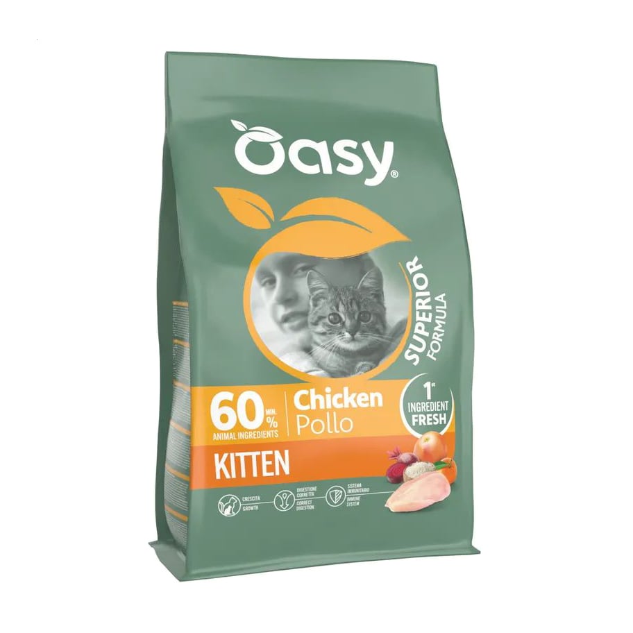 Сухий корм для кошенят Oasy Superior Formula з куркою, 300 г