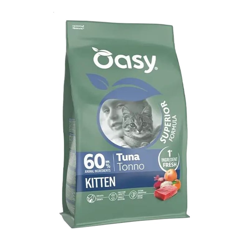 Сухий корм для кошенят Oasy Superior Formula з тунцем, 300 г