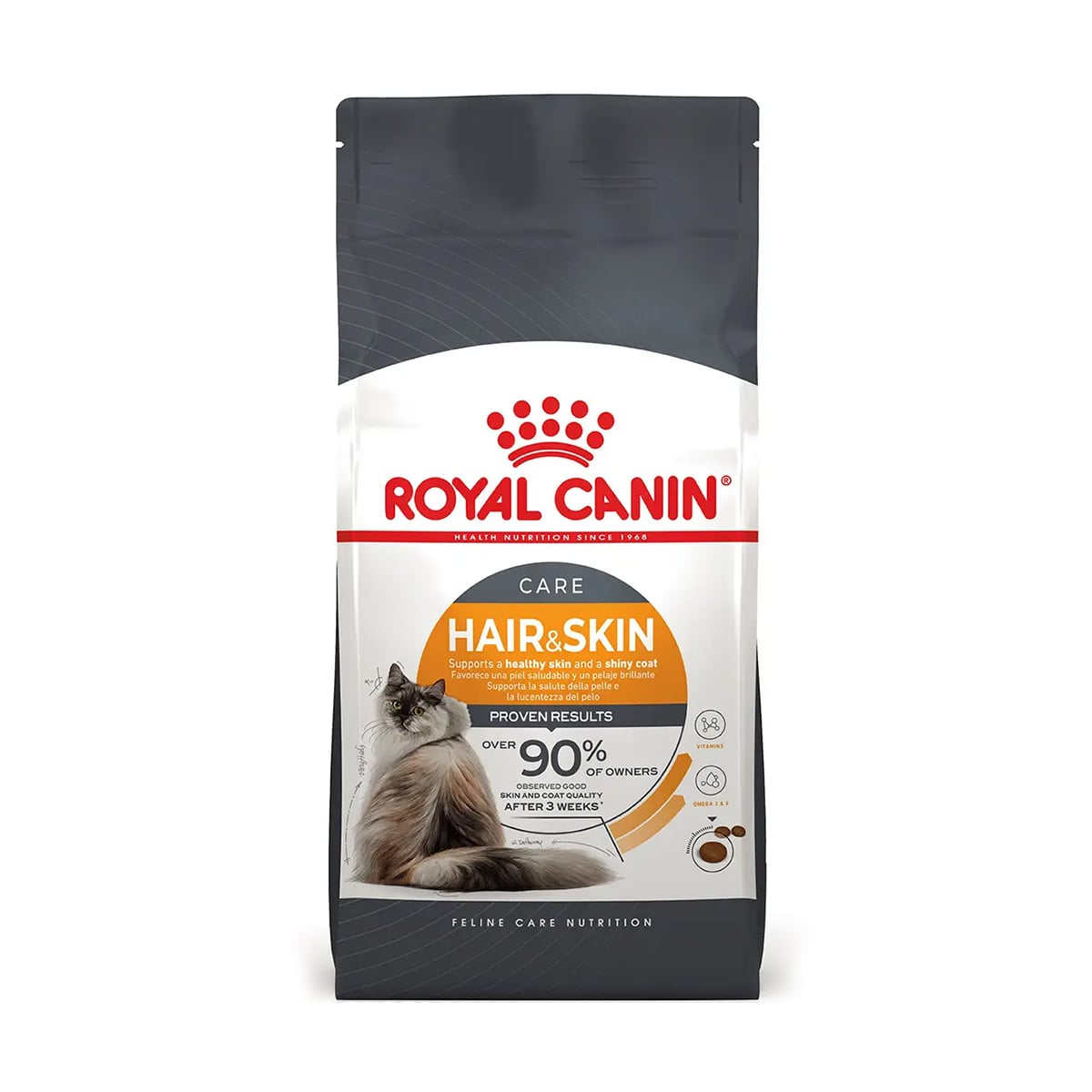 Сухий корм для котів Royal Canin Hair &amp; Skin Care для підтримки здоров'я шкіри та блиску шерсті, 400 г (2526004)