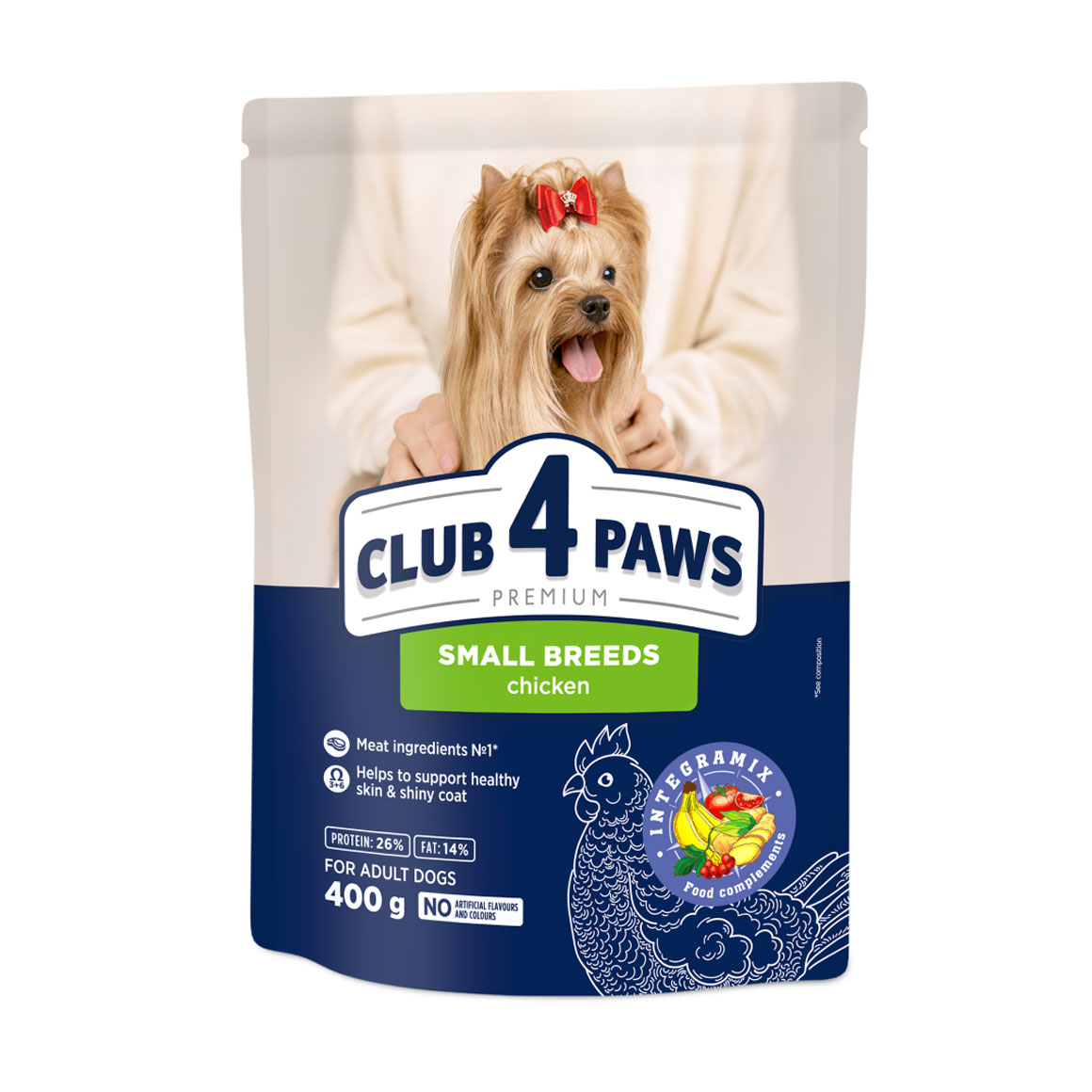 Сухий корм для собак Club 4 Paws Premium для малих порід, 400 г