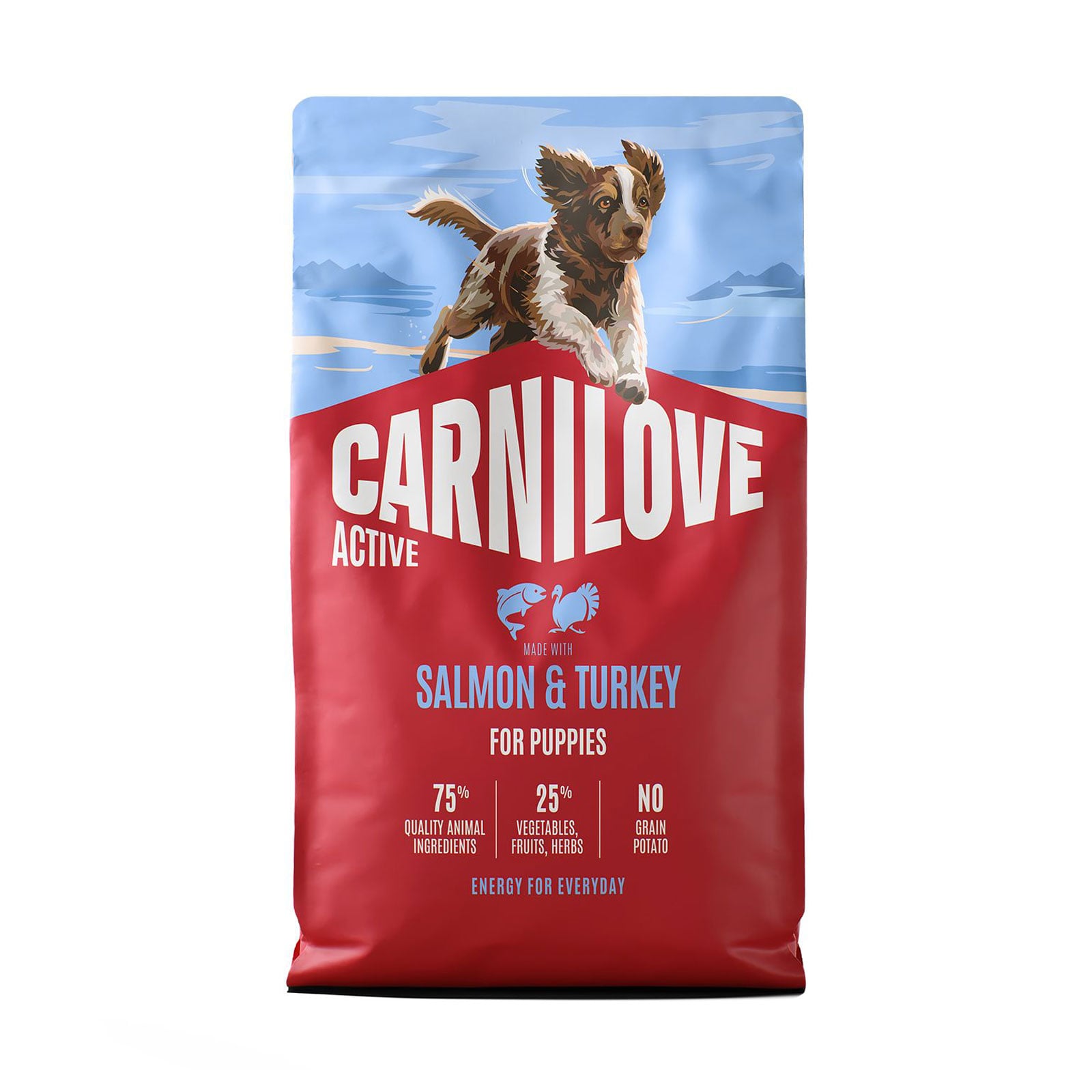 Сухий корм для цуценят Carnilove Active Salmon &amp; Turkey з лососем та індичкою, 4 кг