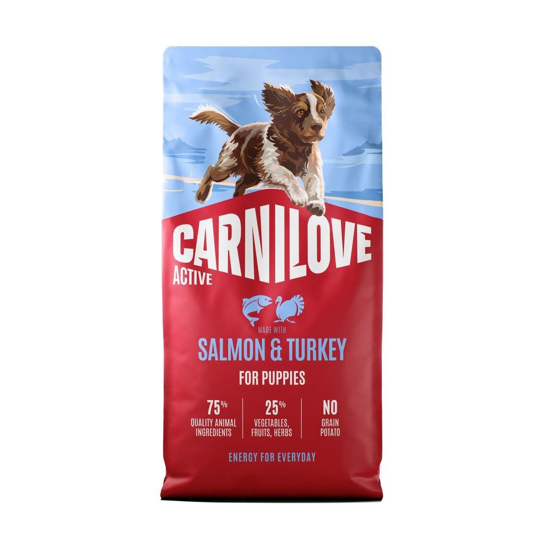 Сухий корм для цуценят Carnilove Active Salmon &amp; Turkey з лососем та індичкою, 12 кг