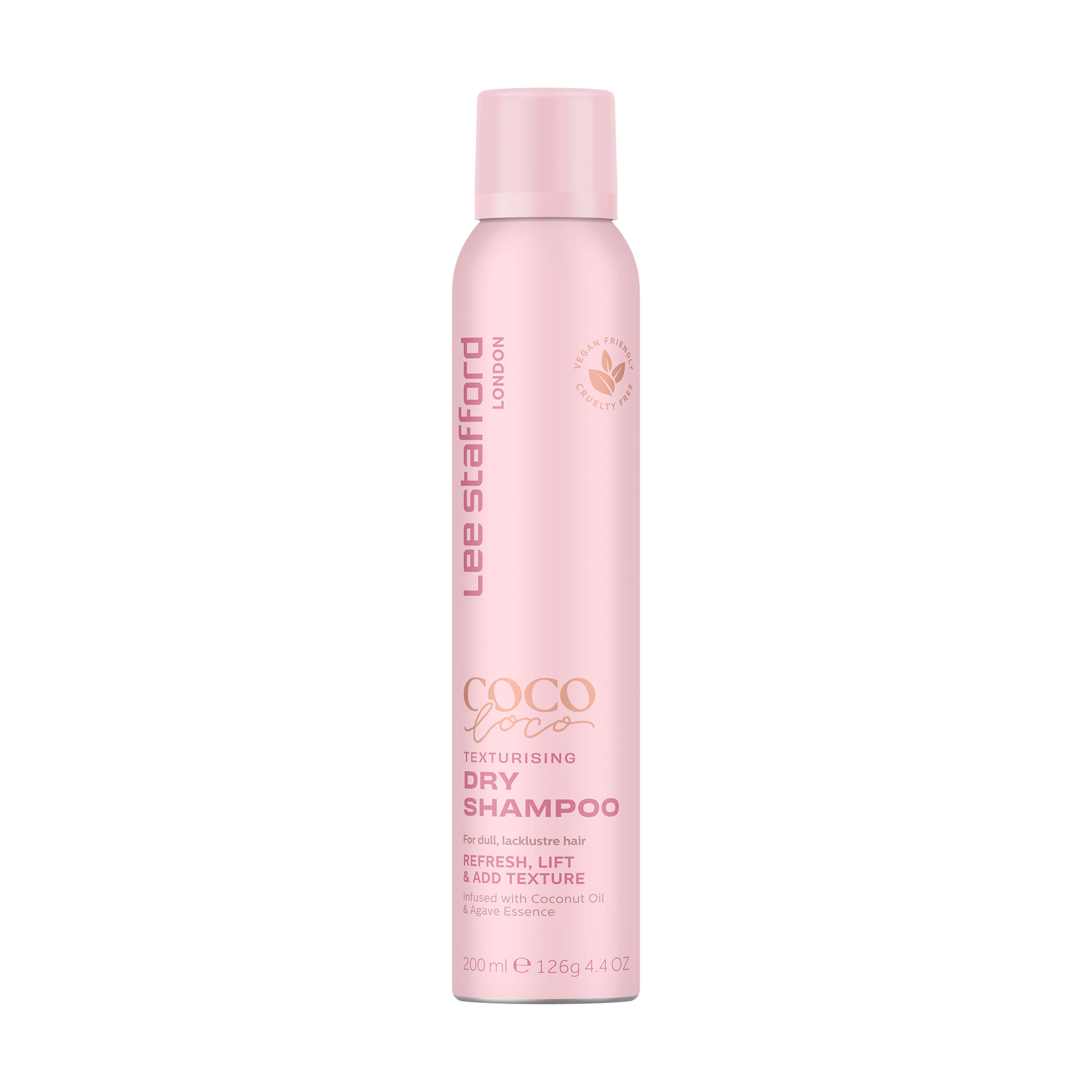 Сухий шампунь Lee Stafford Coco Loco Texturising Dry Shampoo для тьмяного волосся, 200 мл