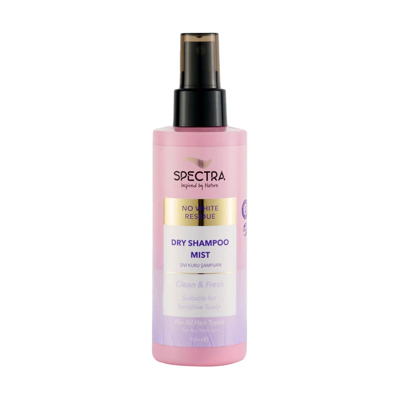 Сухий шампунь-міст для волосся SPECTRA No White Residue Dry Shampoo Mist, 150 мл