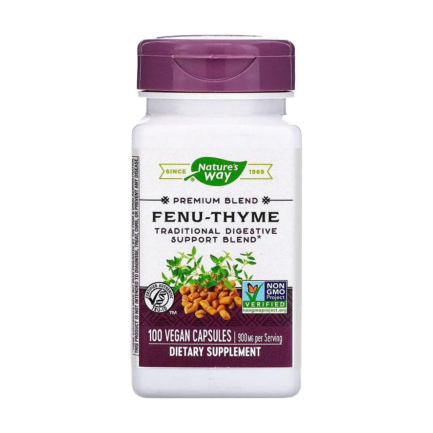Суміш для дихальних шляхів Nature's Way Fenu-Thyme 900 мг, 100 веганських капсул