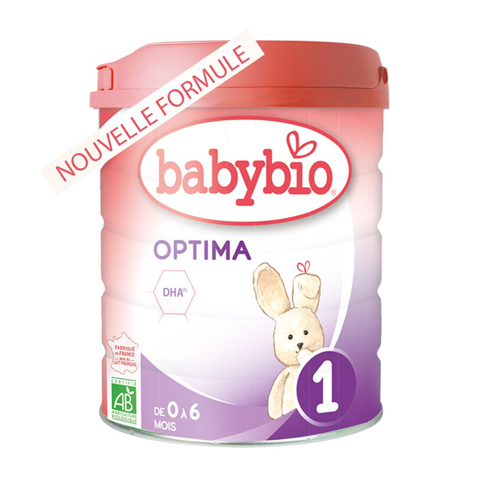 Суміш дитяча, молочна, органічна BabyBio Optima1 для дітей від 0 до 6 місяців, 800 г