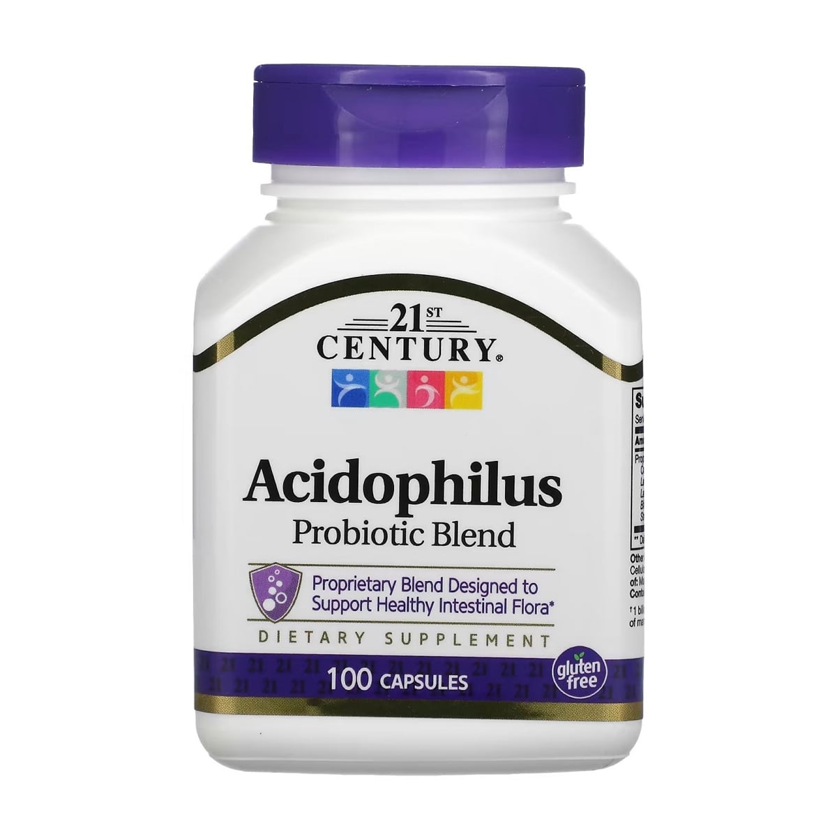 Суміш пробіотиків 21st Century Acidophilus Probiotic Blend, 100 капсул